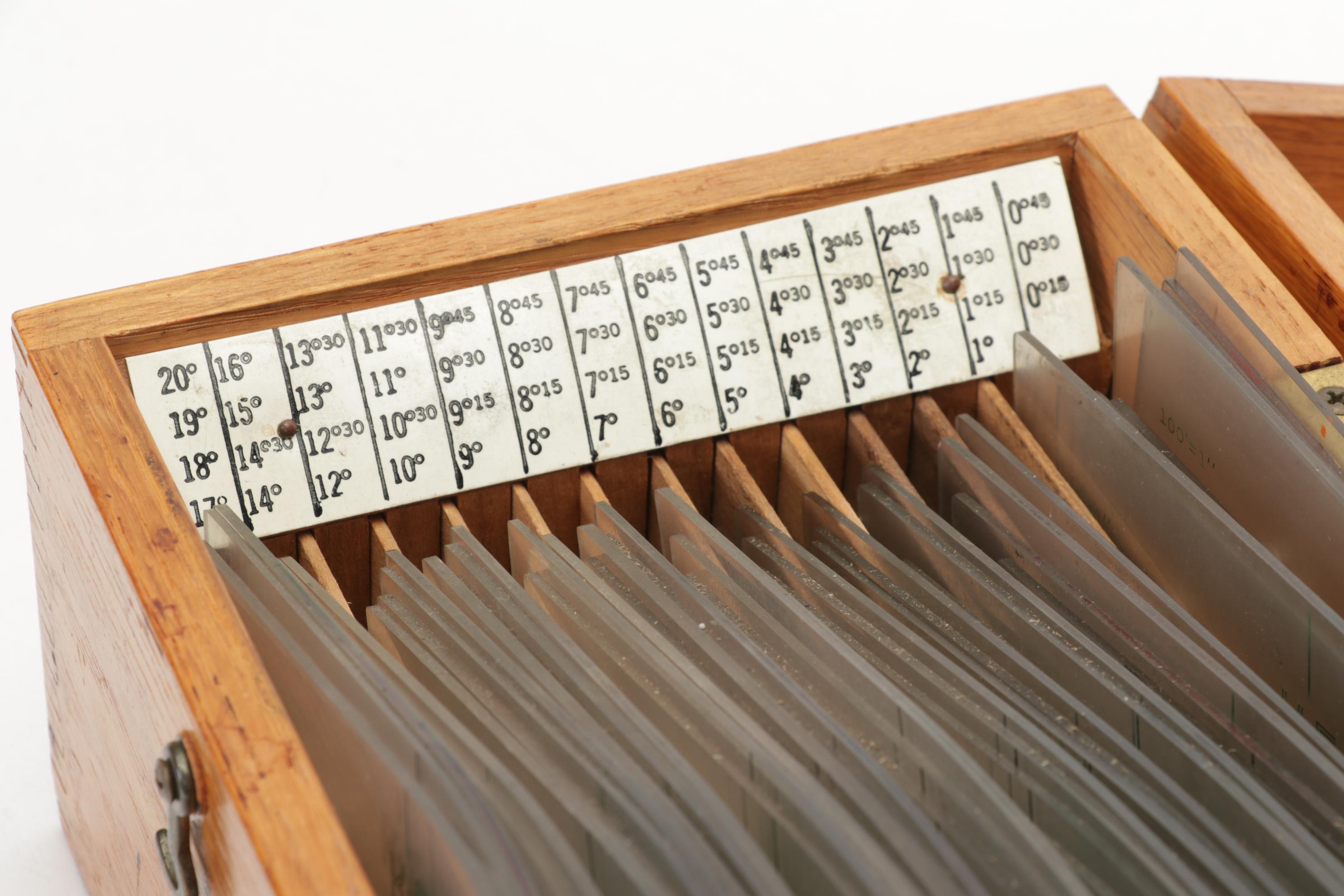 Keuffel and Esser Leroy II Draftsman Lettering and Arc Stencil Set