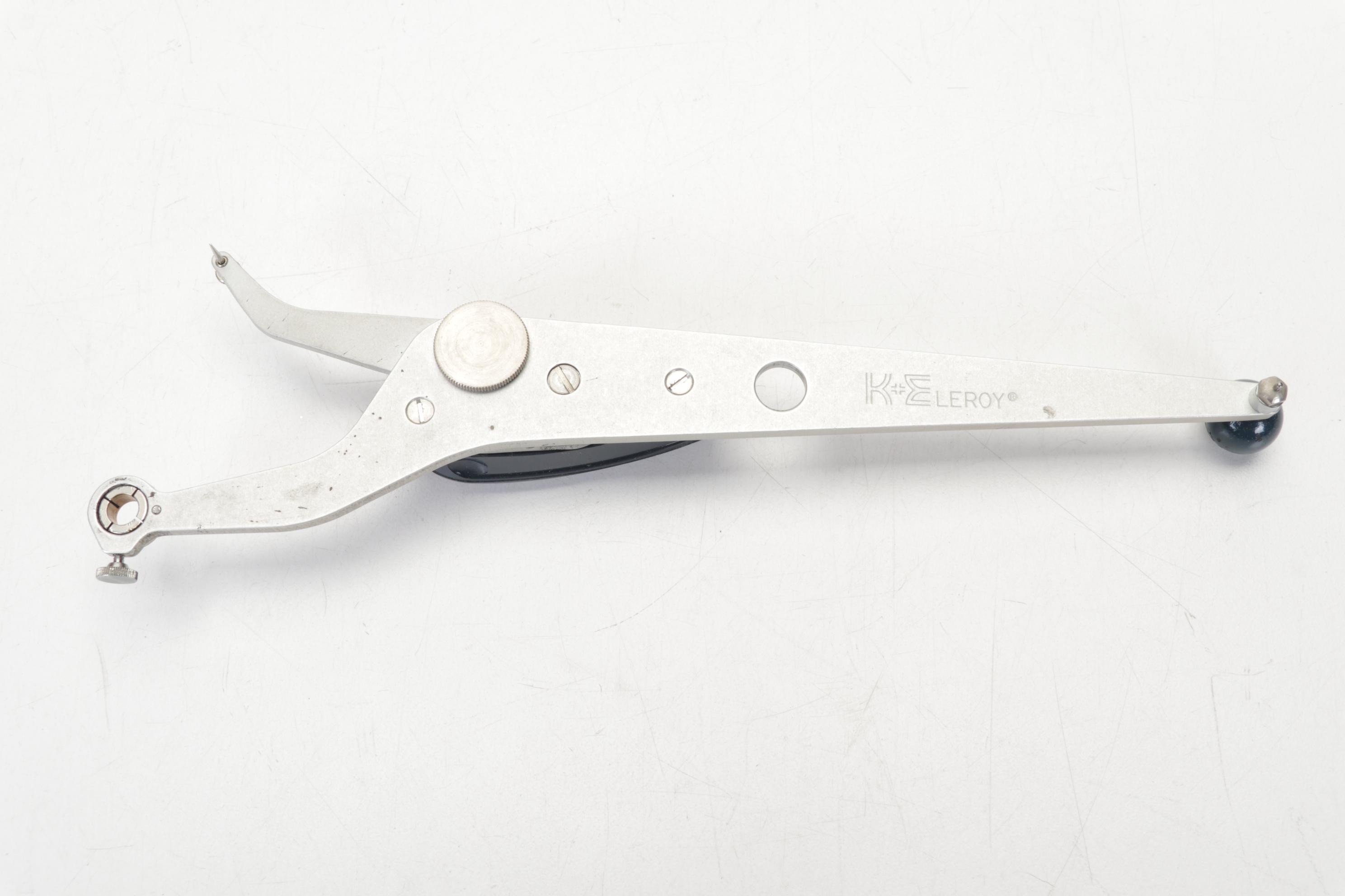 Keuffel and Esser Leroy II Draftsman Lettering and Arc Stencil Set