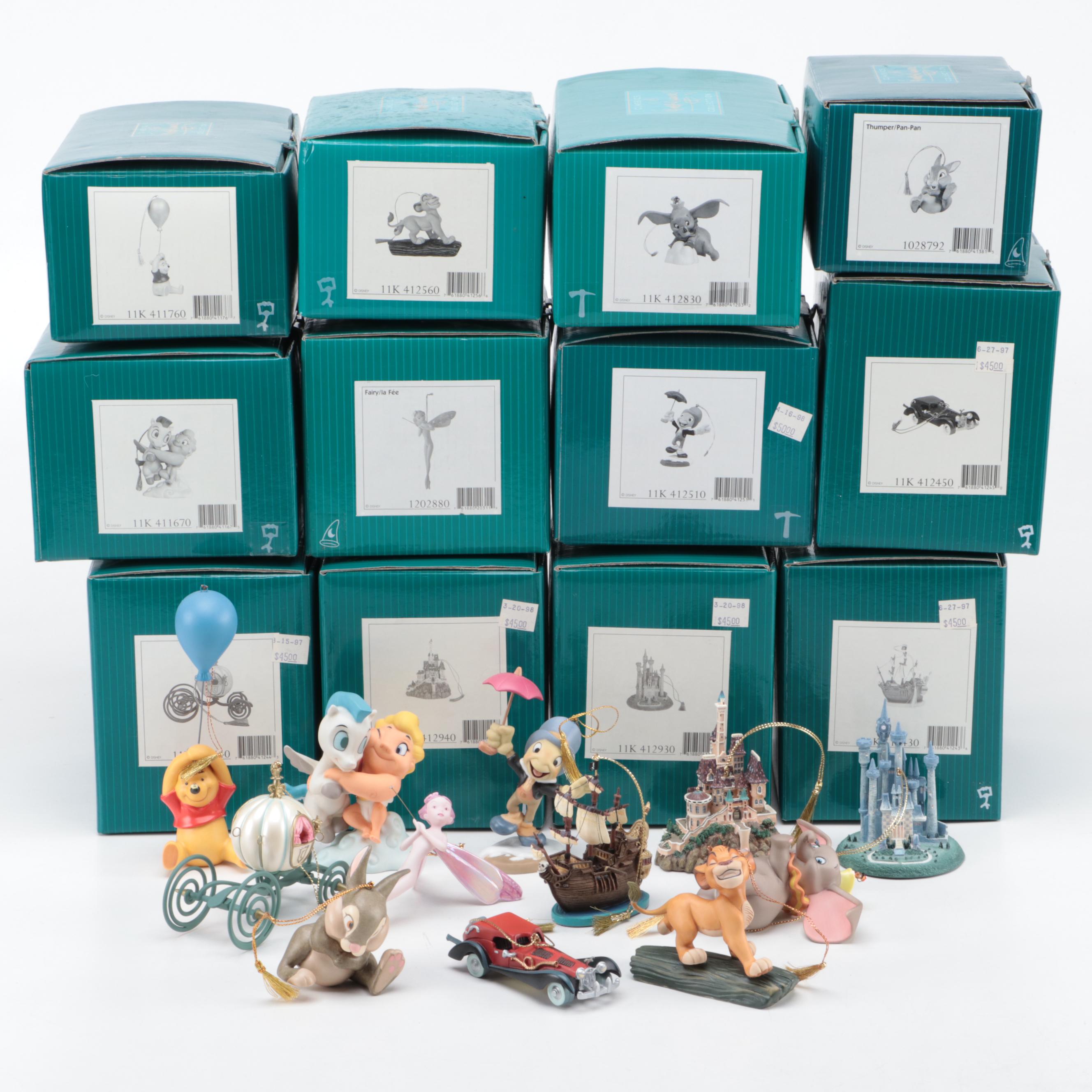 Walt Disney Classics Collection Ceramic and Resin Ornaments