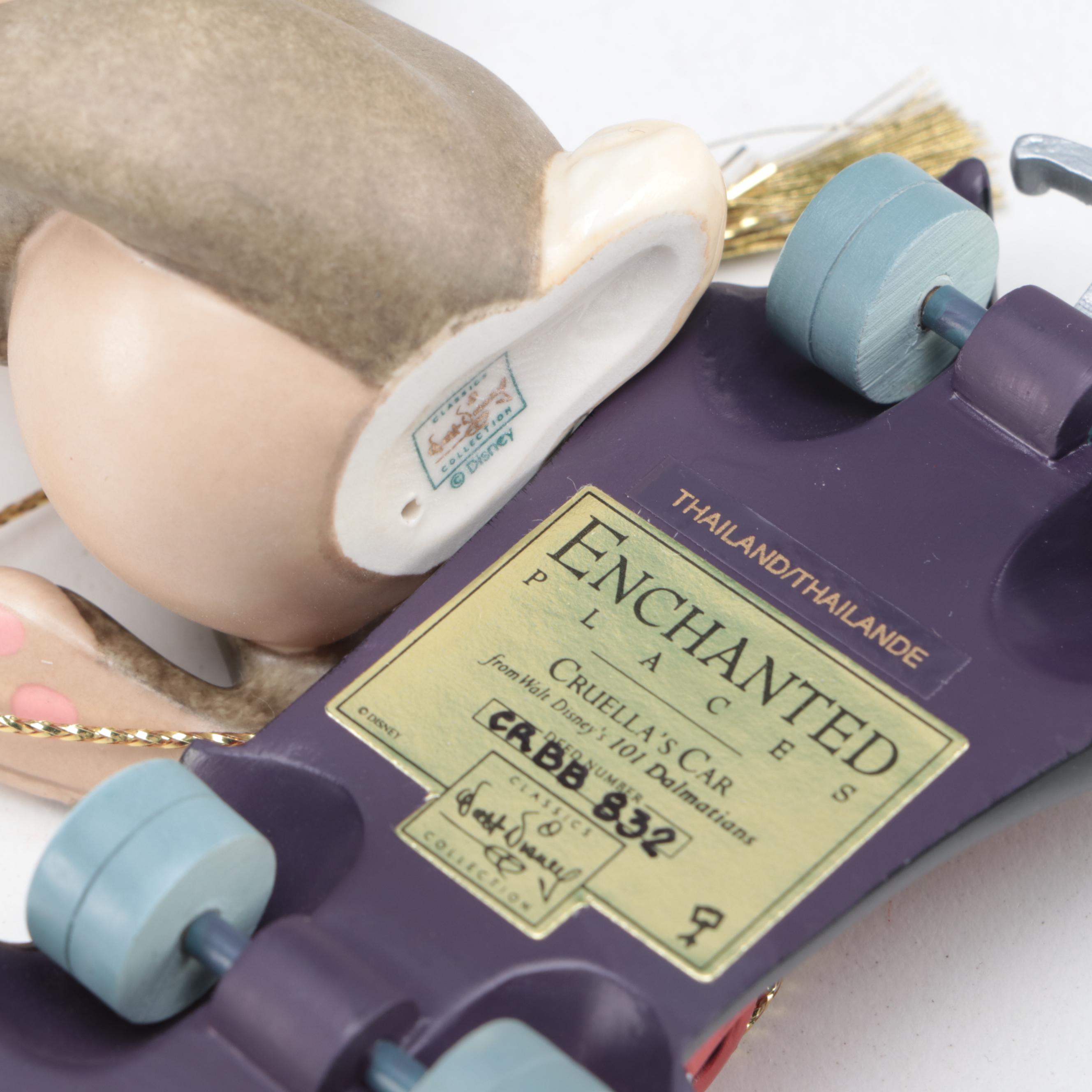 Walt Disney Classics Collection Ceramic and Resin Ornaments