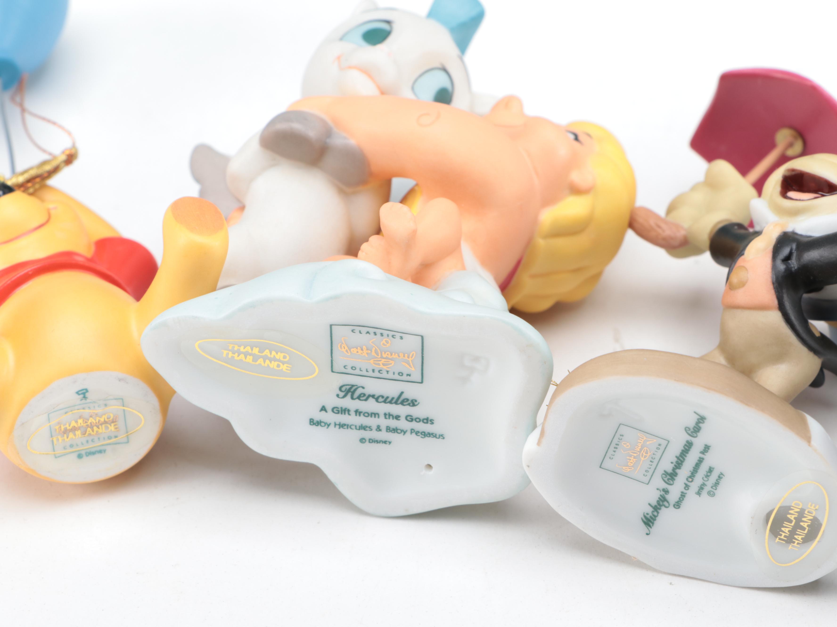 Walt Disney Classics Collection Ceramic and Resin Ornaments