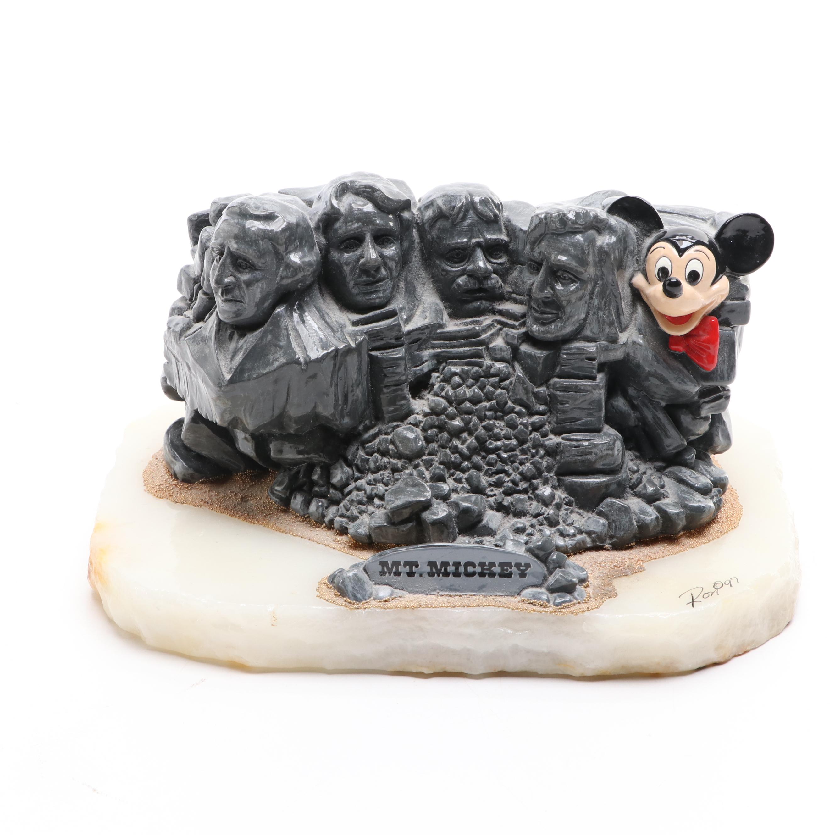 Ron Lee for Disney Limited Edition "Mt. Mickey" Sculpture, 1997