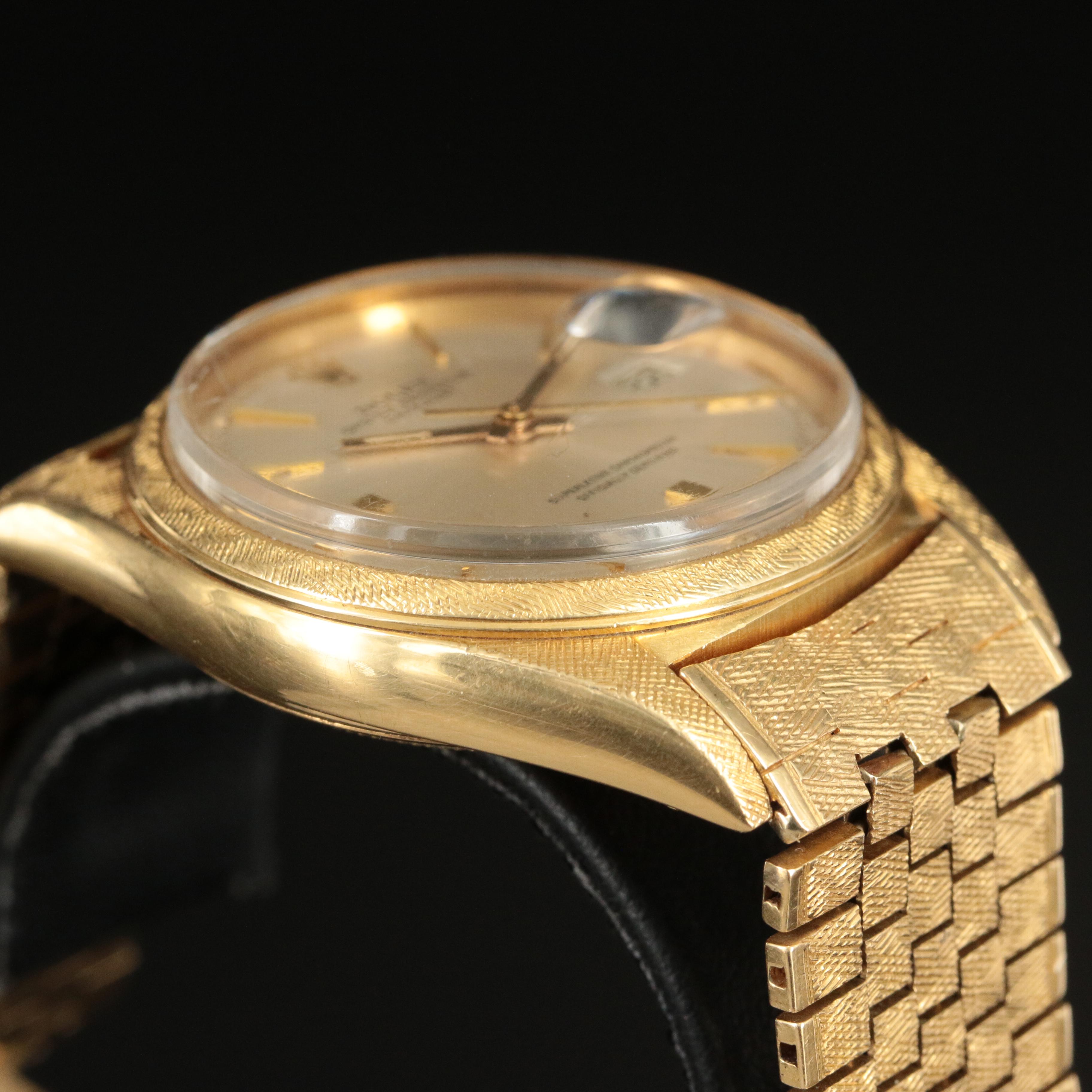 1960 Rolex 18K Oyster Perpetual Datejust Watch