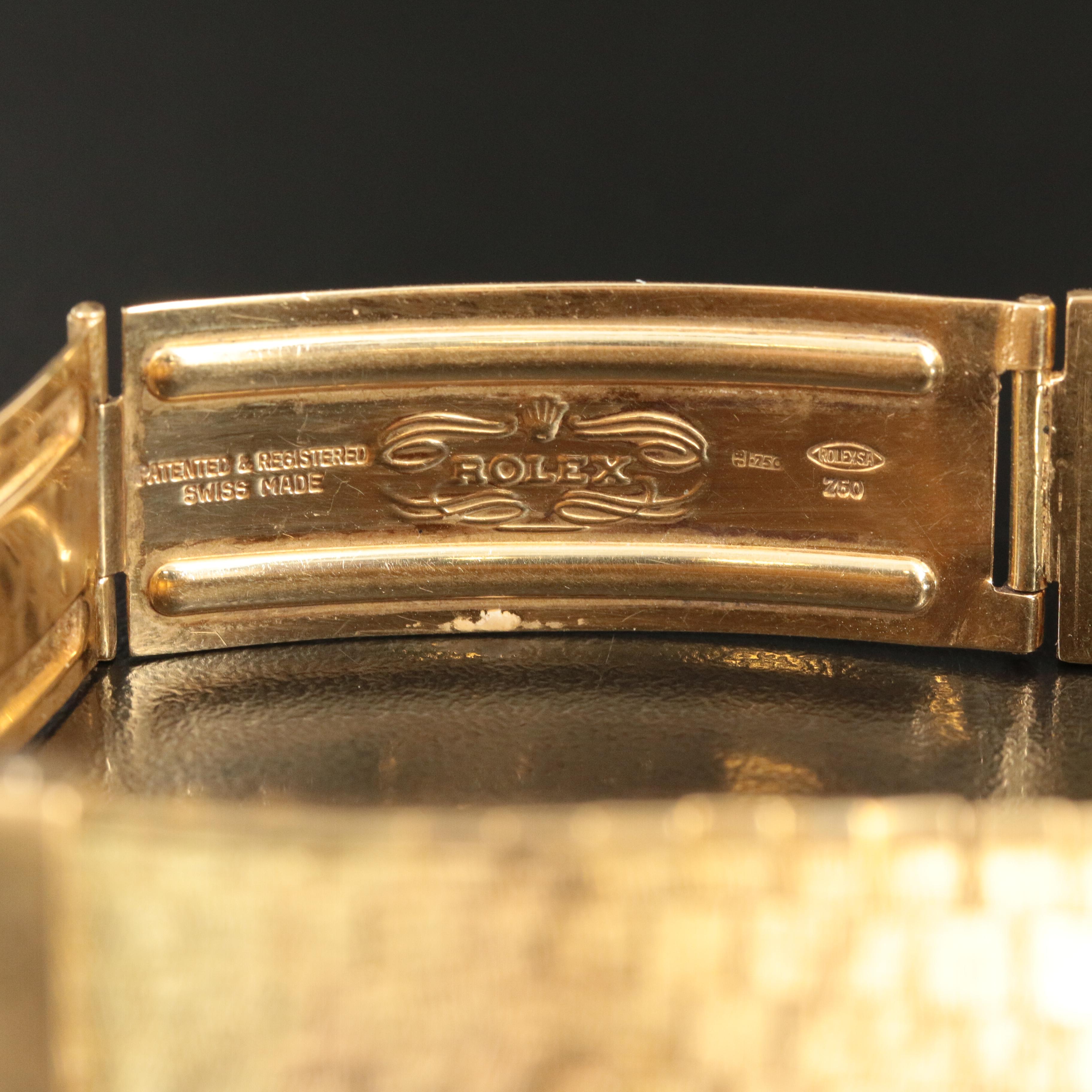 1960 Rolex 18K Oyster Perpetual Datejust Watch