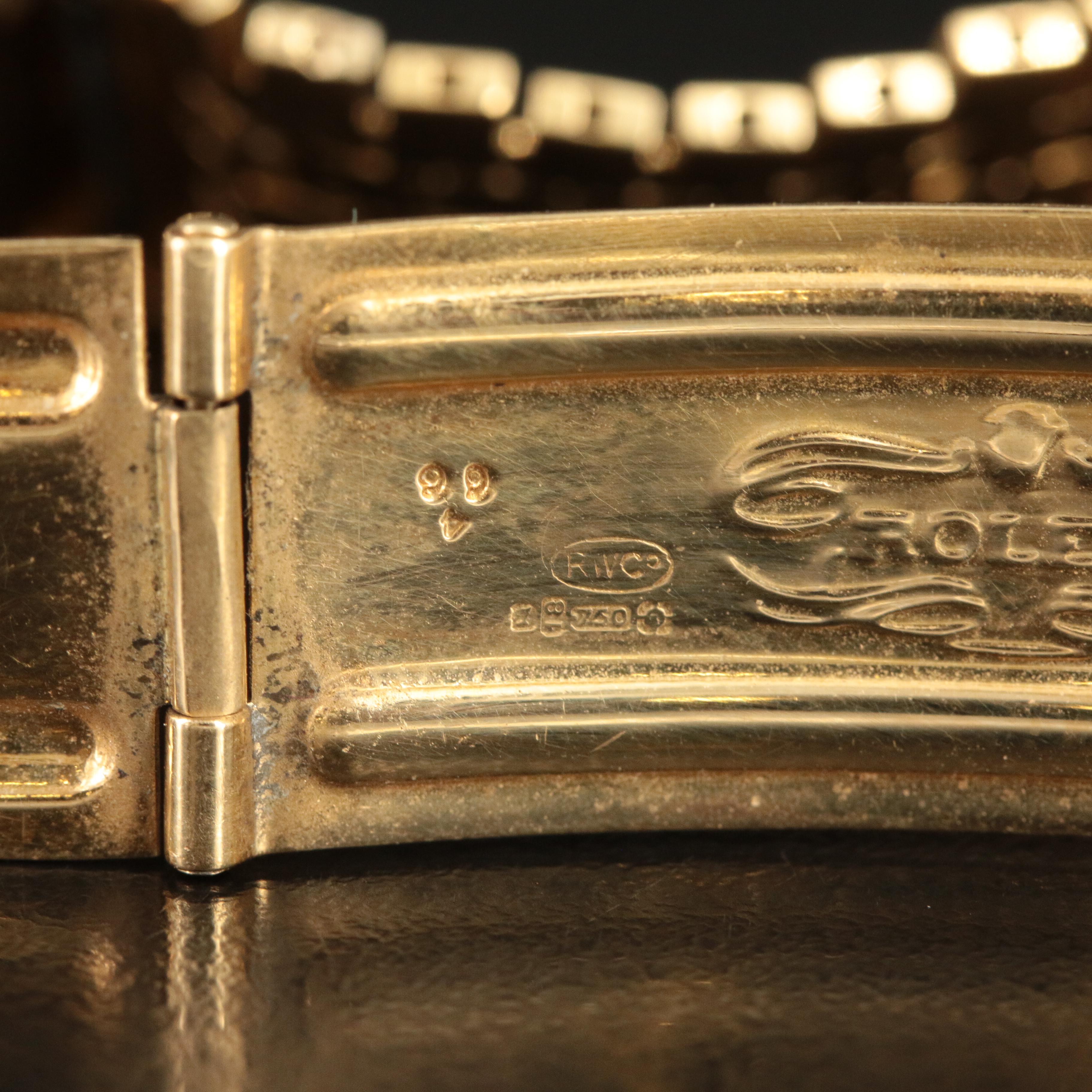 1960 Rolex 18K Oyster Perpetual Datejust Watch