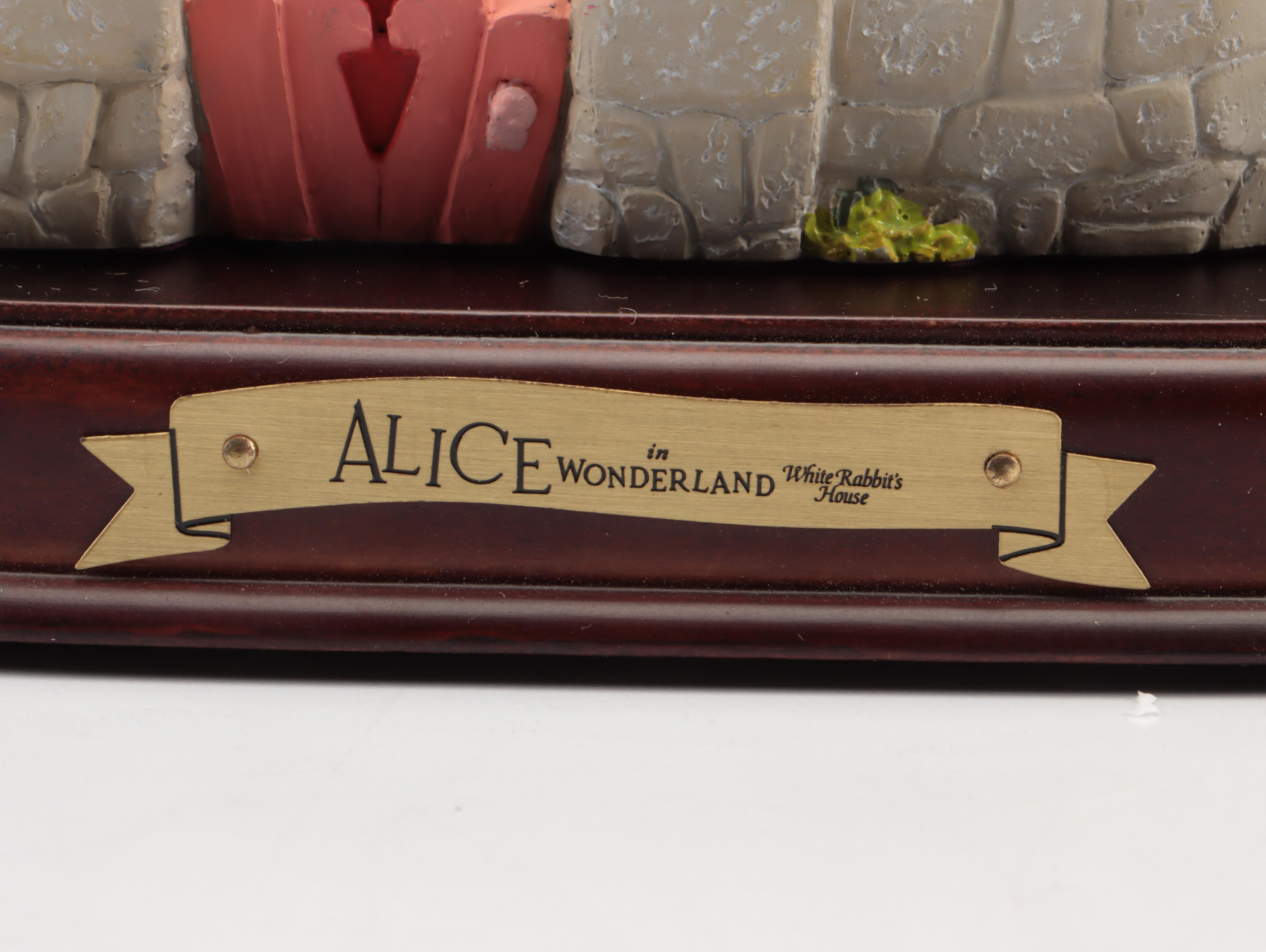 Walt Disney Enchanted Places "Alice in Wonderland" and More Figurines