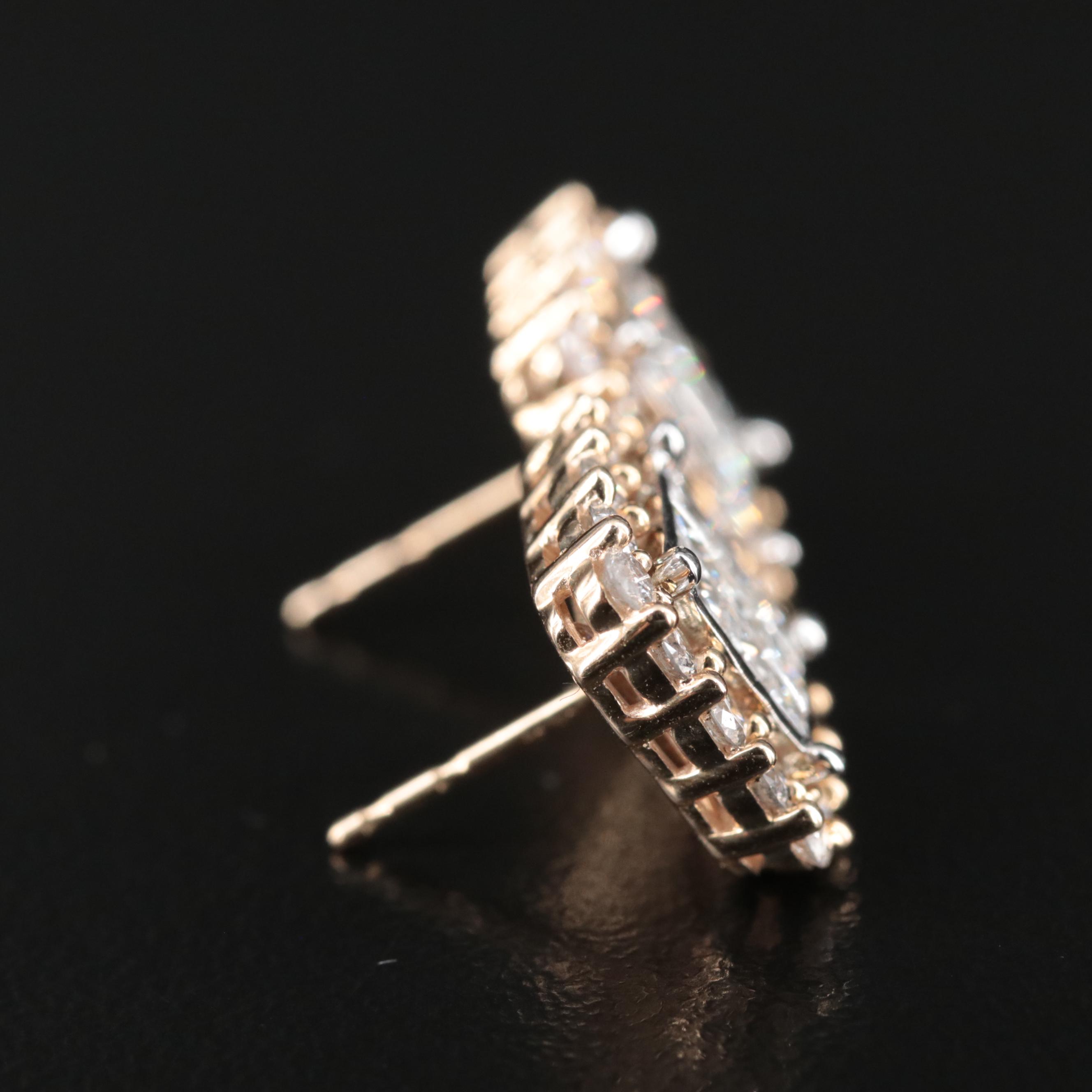 10K 2.03 CTW Diamond Earrings