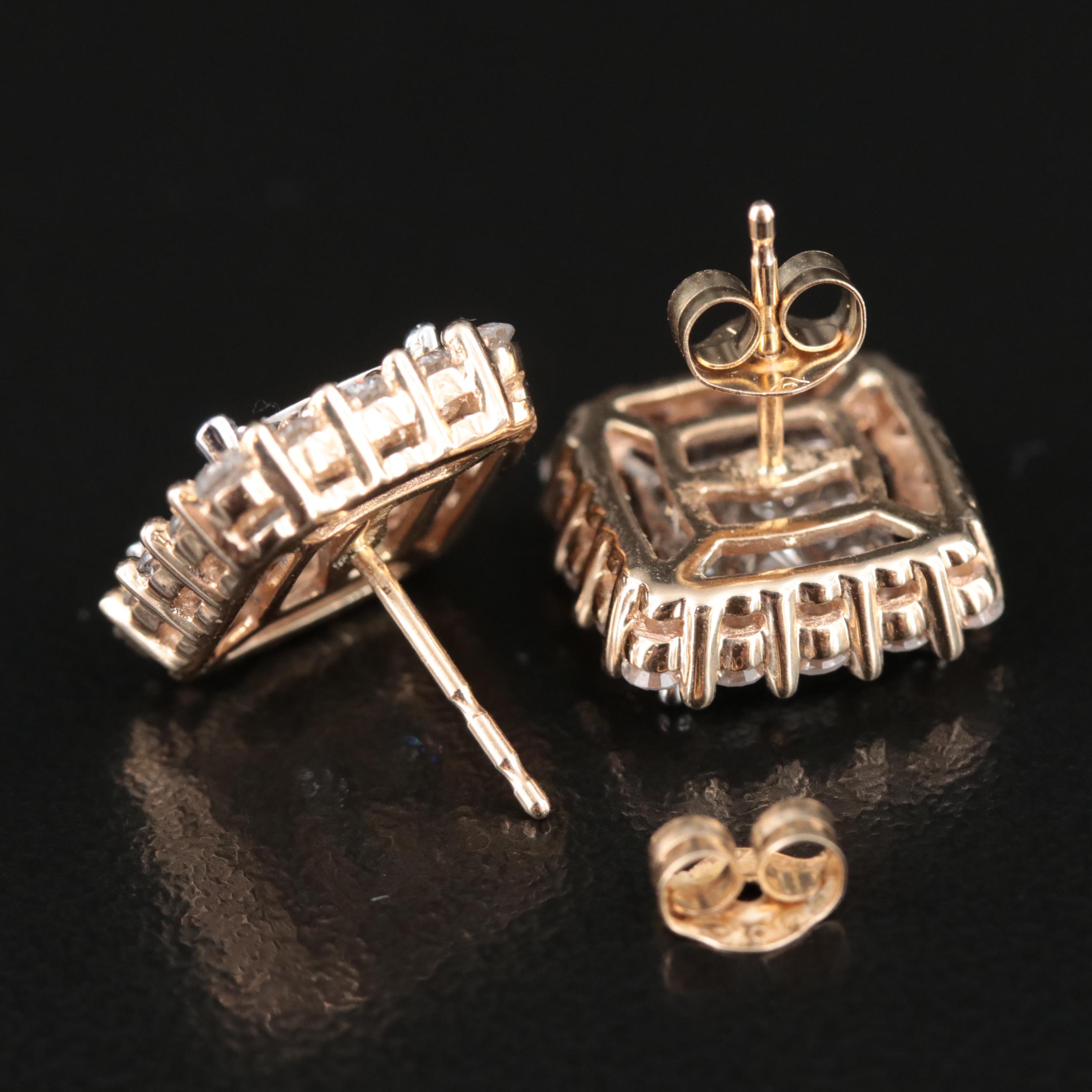 10K 2.03 CTW Diamond Earrings