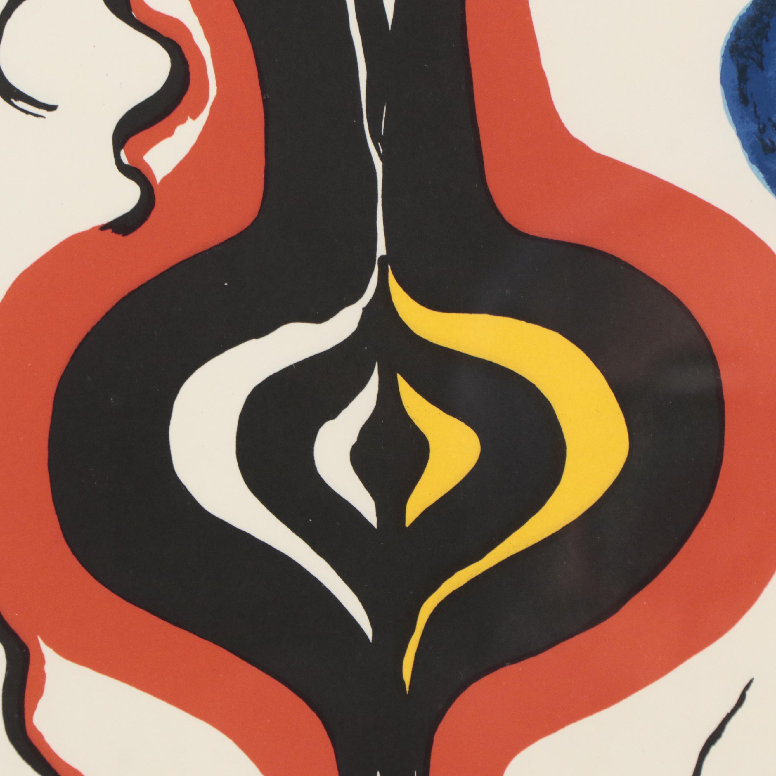 Alexander Calder Color Lithograph from Derrière le Miroir, 1966