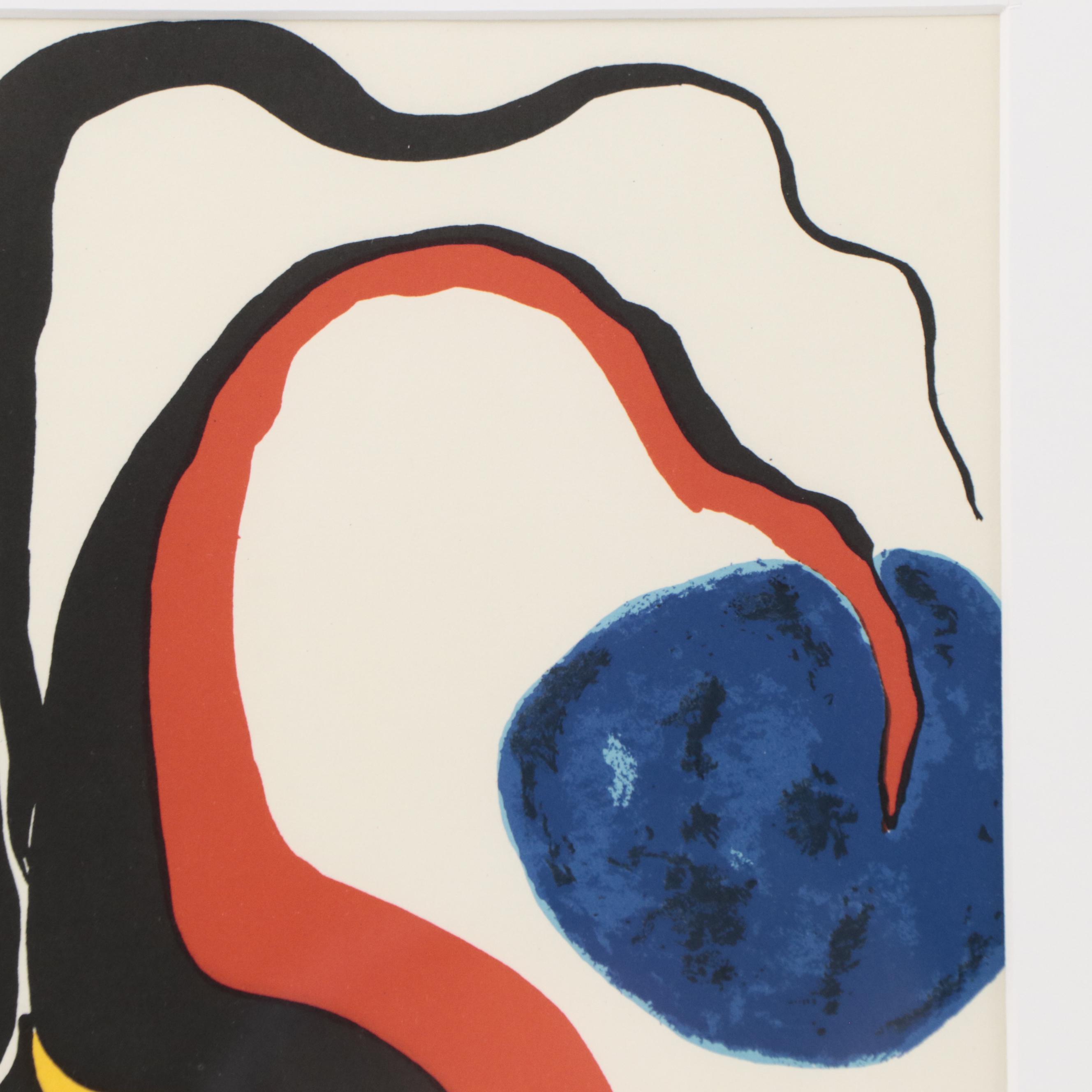 Alexander Calder Color Lithograph from Derrière le Miroir, 1966