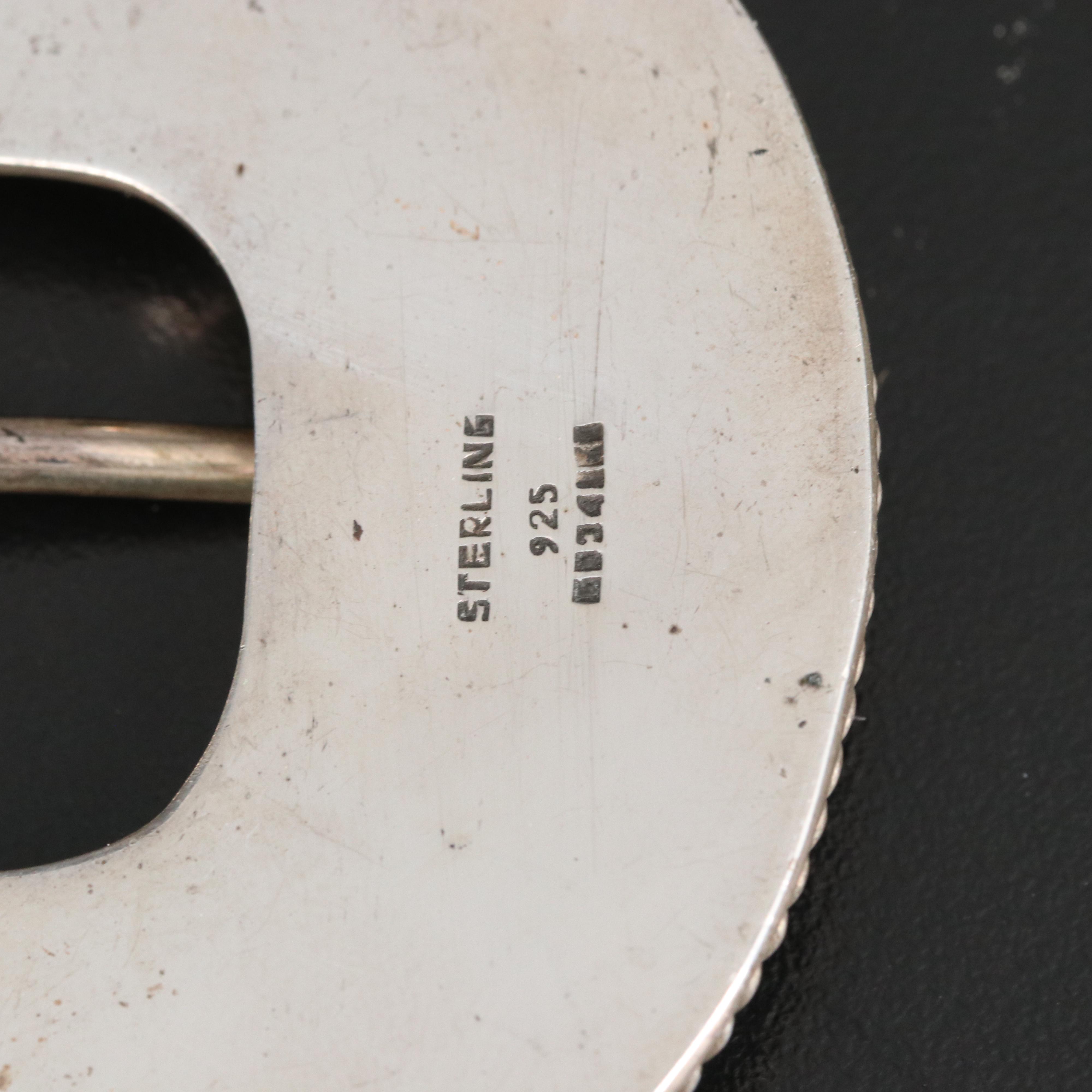 Sterling Belt Buckles