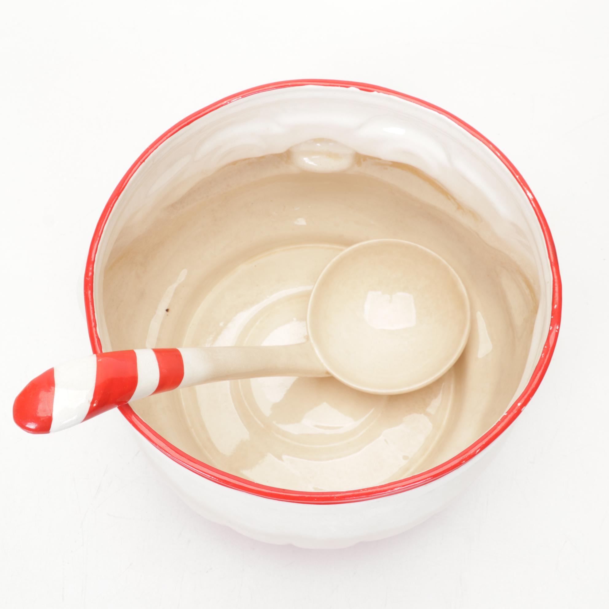 Holt-Howard Santa Punch Bowl Set, Salt and Pepper and Napco Cookie Jar