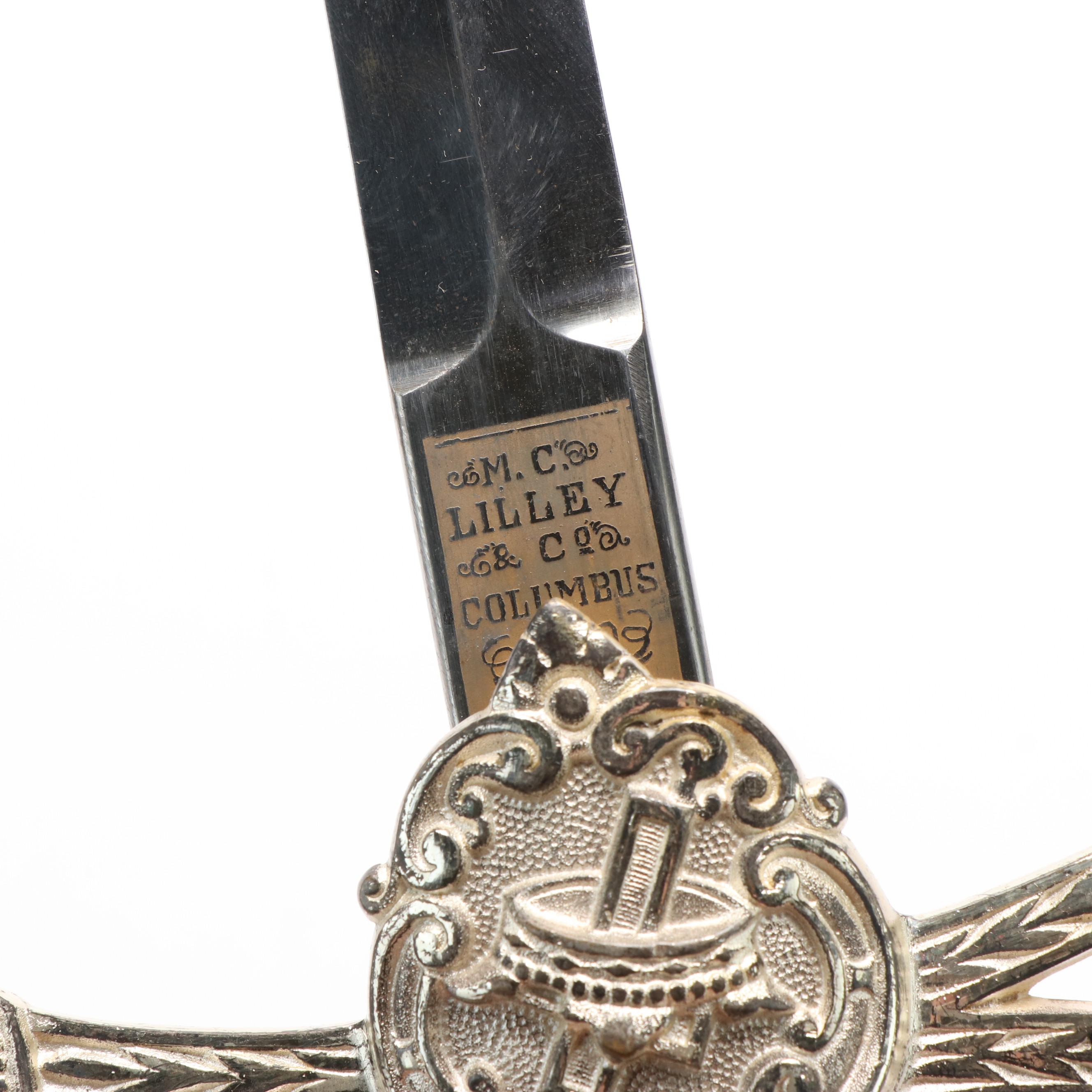 Masonic Ceremonial Sword With Scabbord and Leather Case