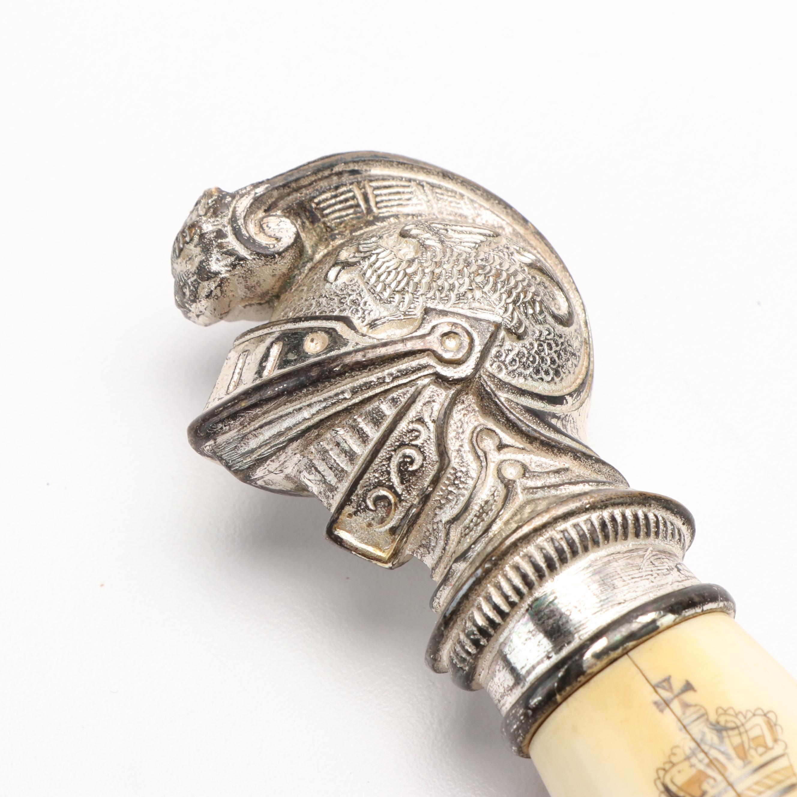 Masonic Ceremonial Sword With Scabbord and Leather Case