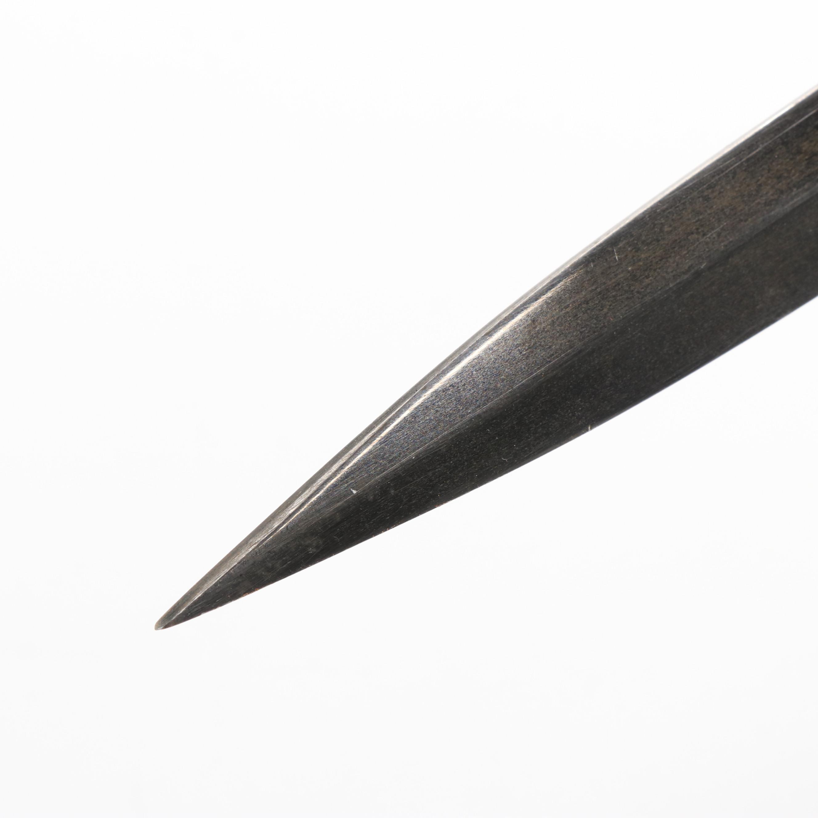 Masonic Ceremonial Sword With Scabbord and Leather Case