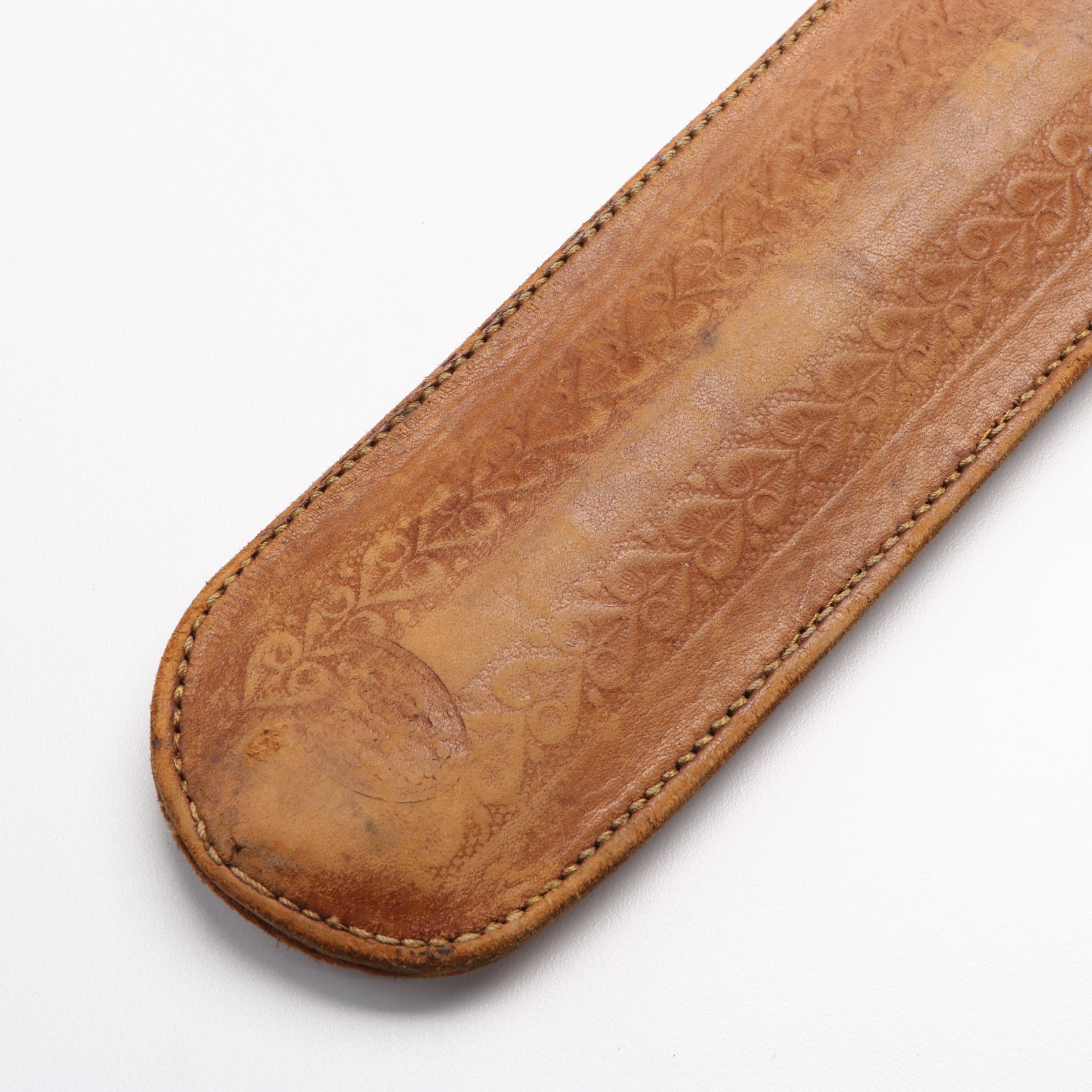 Masonic Ceremonial Sword With Scabbord and Leather Case