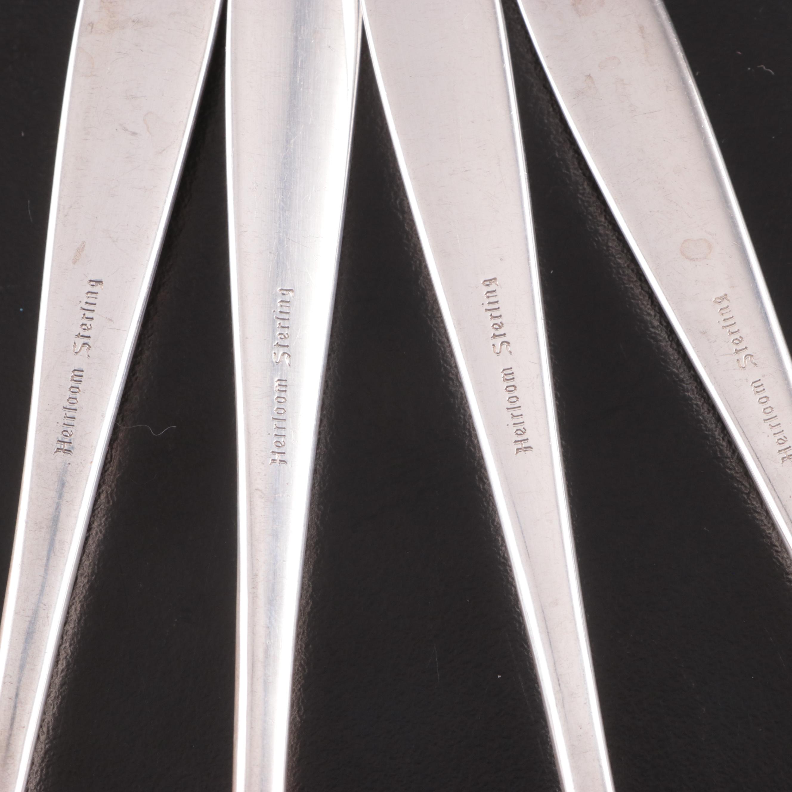 Oneida Heirloom "Vivant" Sterling Silver Flatware