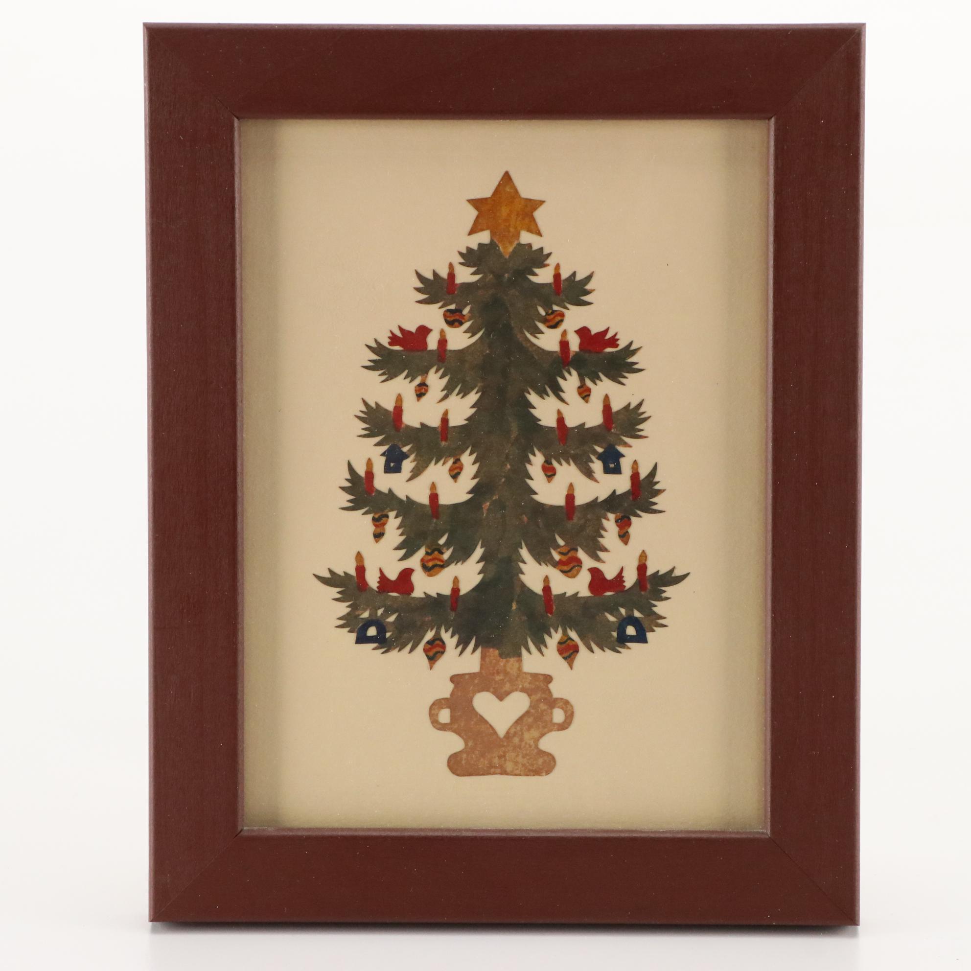 Bucky Green Wooden Trees and Other Christmas Decor