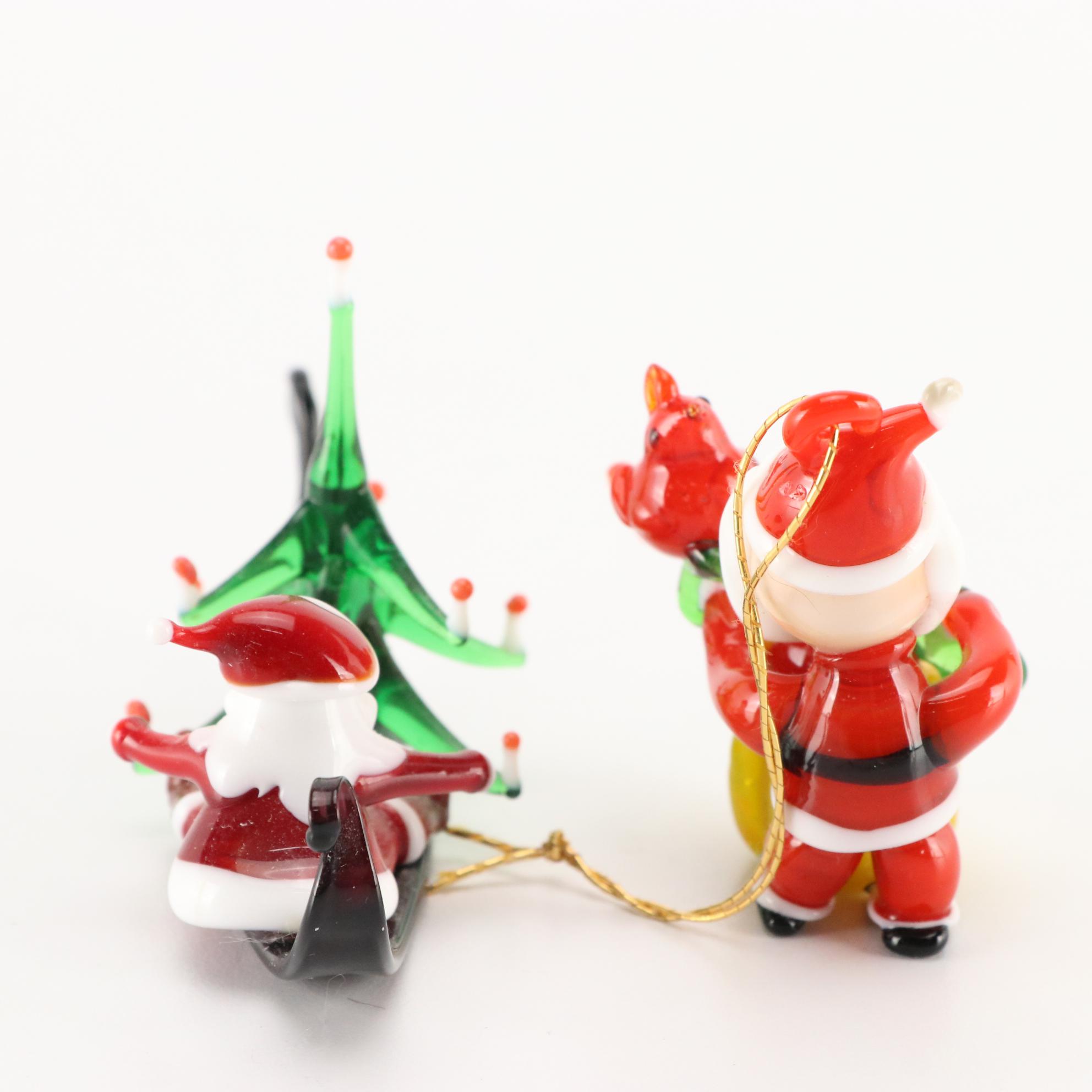 Bucky Green Wooden Trees and Other Christmas Decor