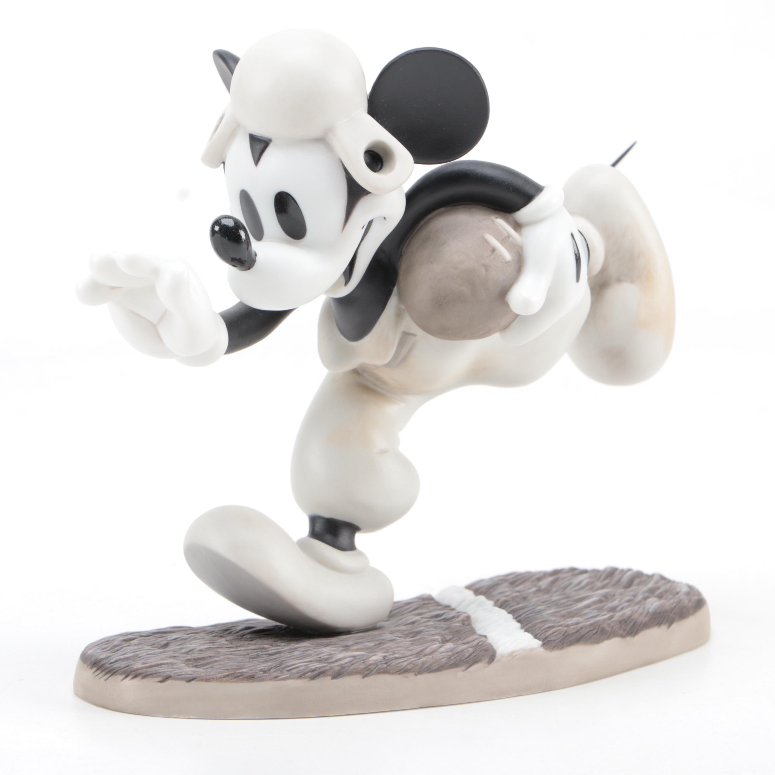 Walt Disney Classics Collection "Touchdown Mickey" Ceramic Figurine