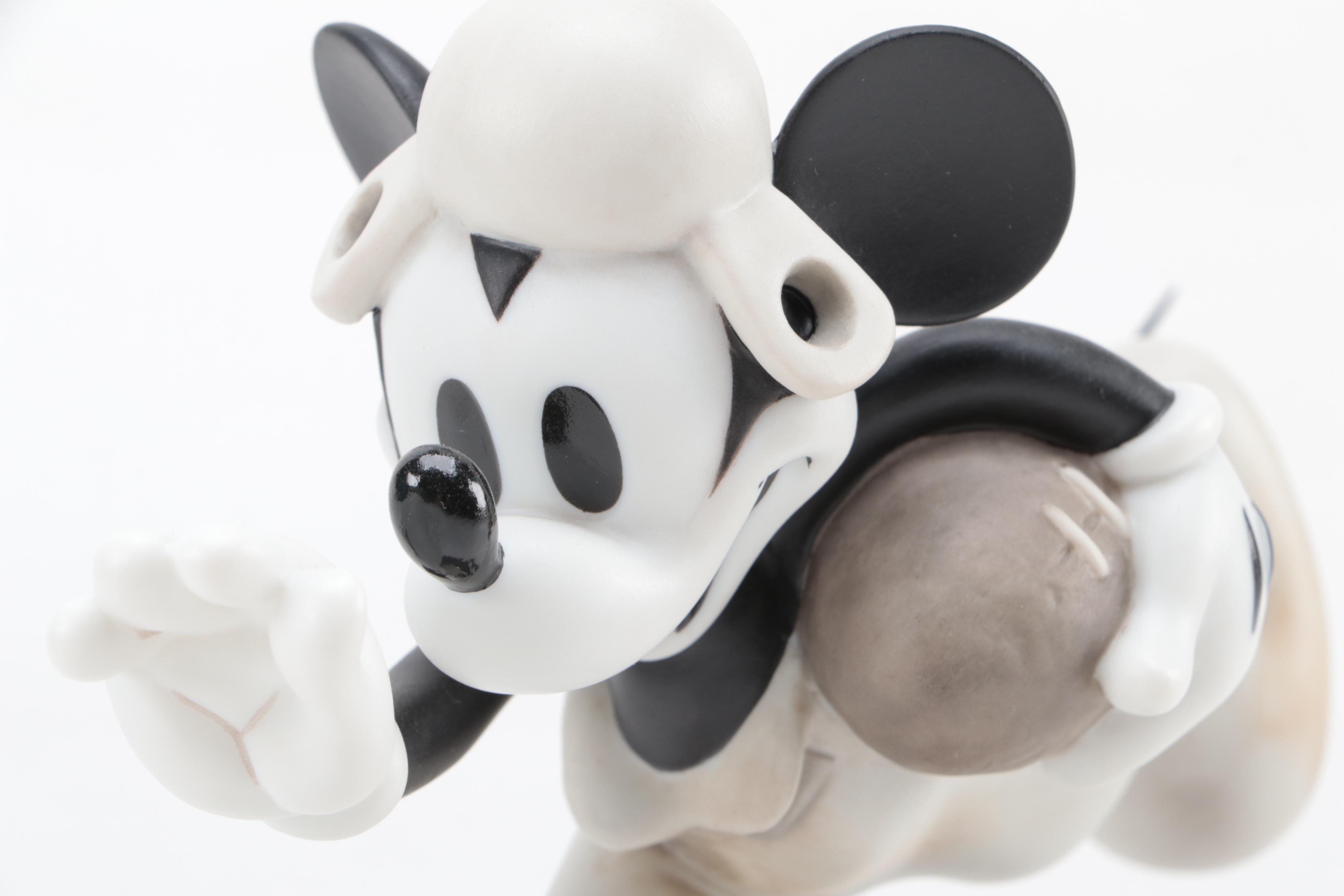 Walt Disney Classics Collection "Touchdown Mickey" Ceramic Figurine
