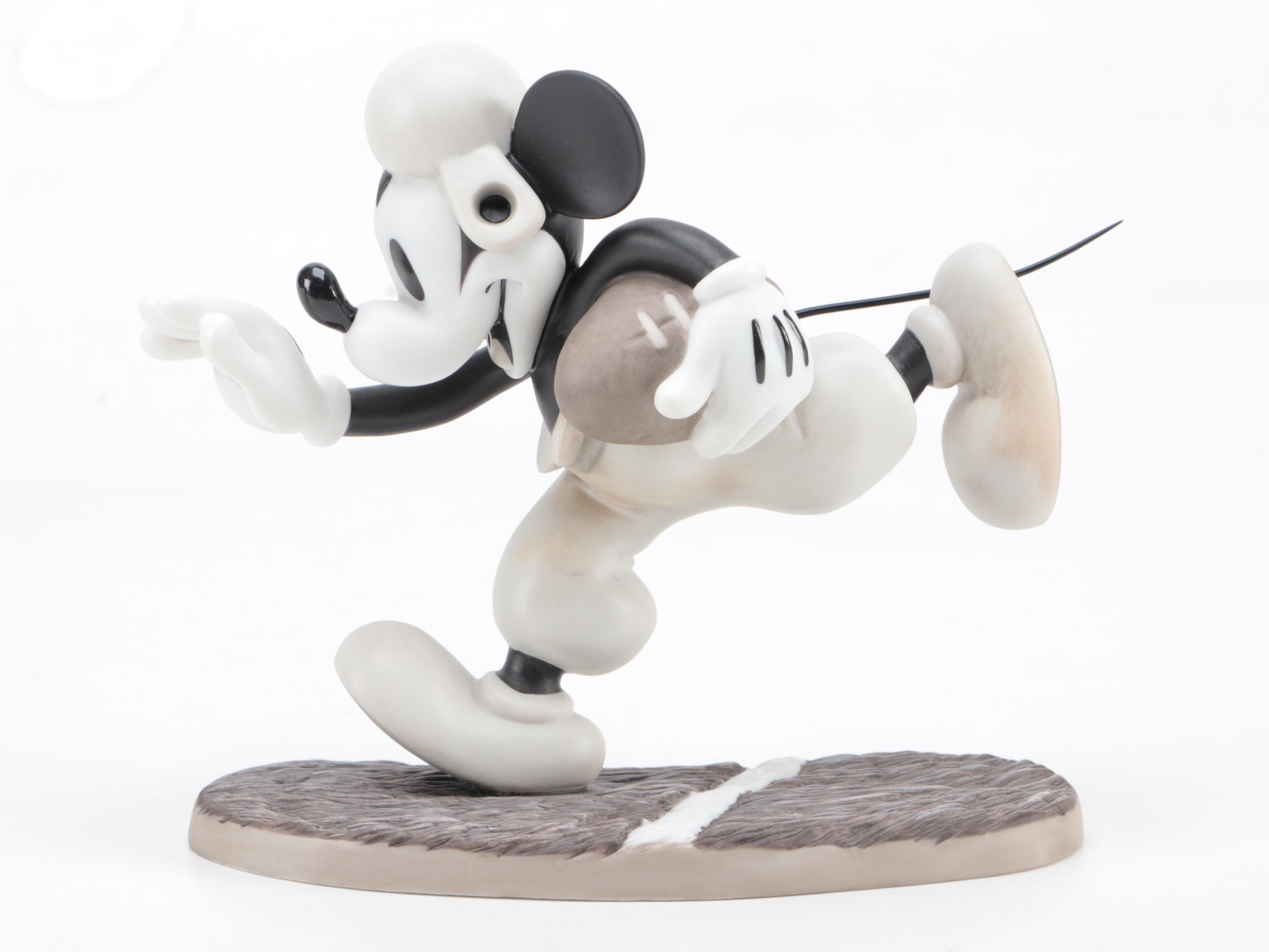 Walt Disney Classics Collection "Touchdown Mickey" Ceramic Figurine