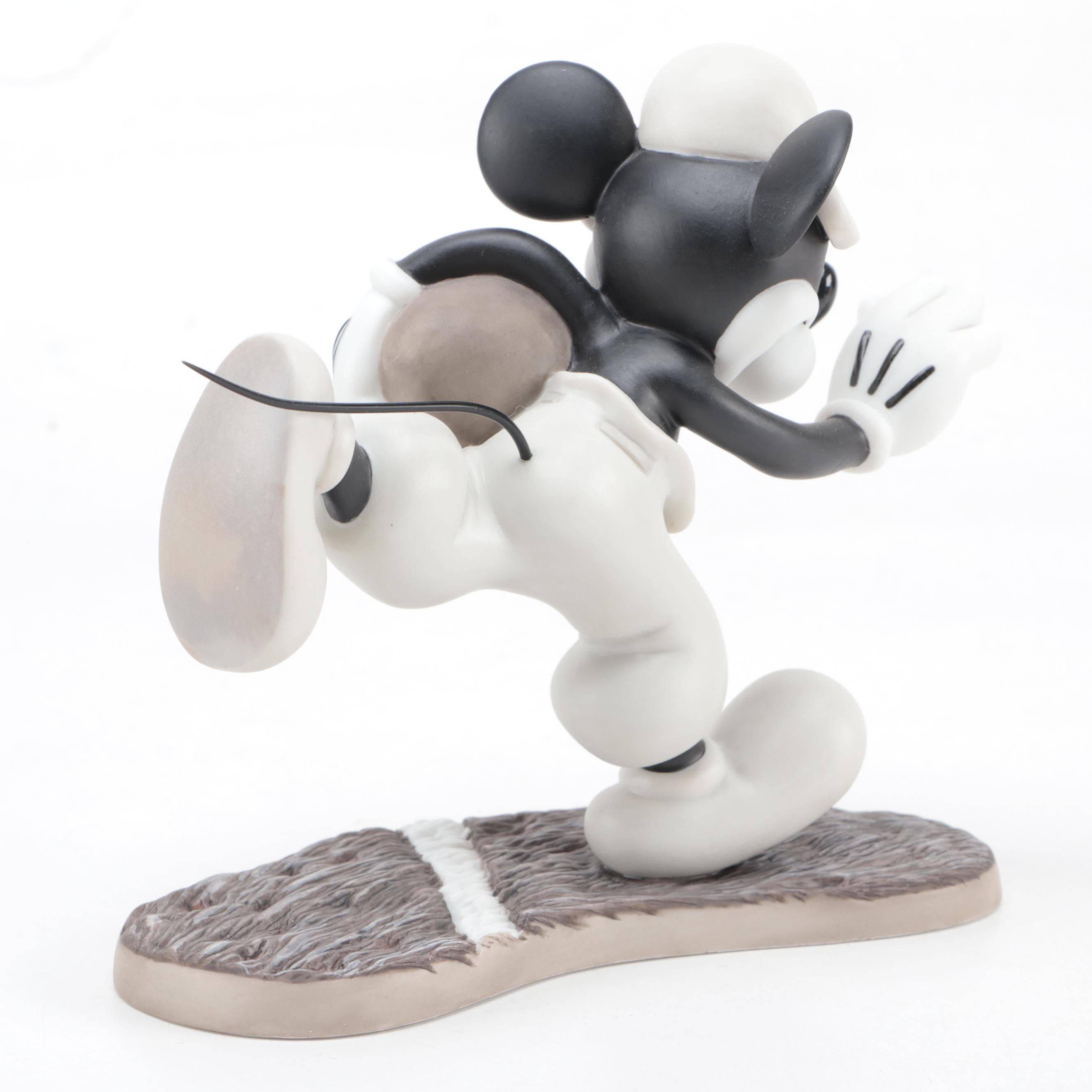 Walt Disney Classics Collection "Touchdown Mickey" Ceramic Figurine