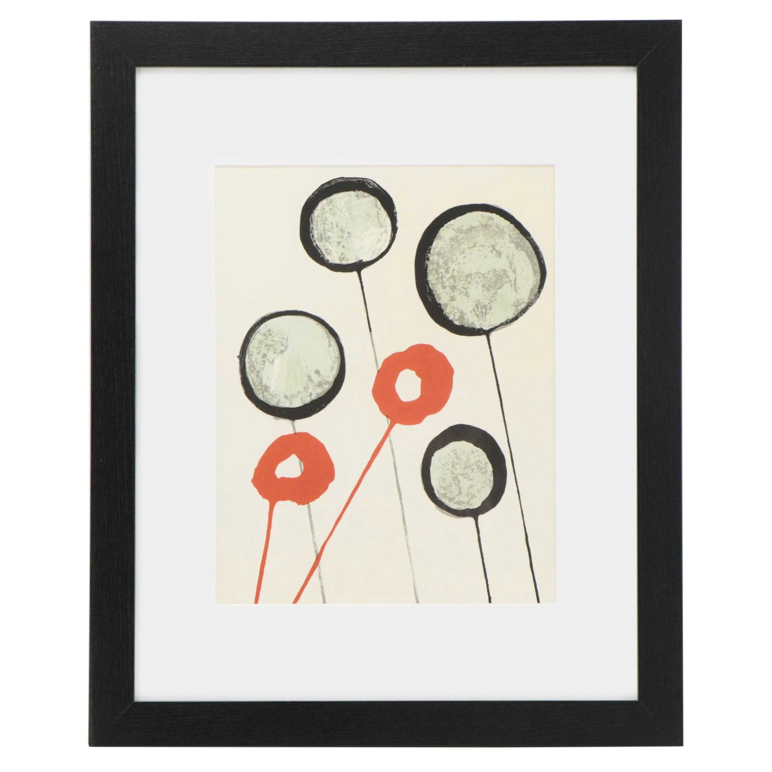 Alexander Calder Color Lithograph from Derrière le Miroir, 1966