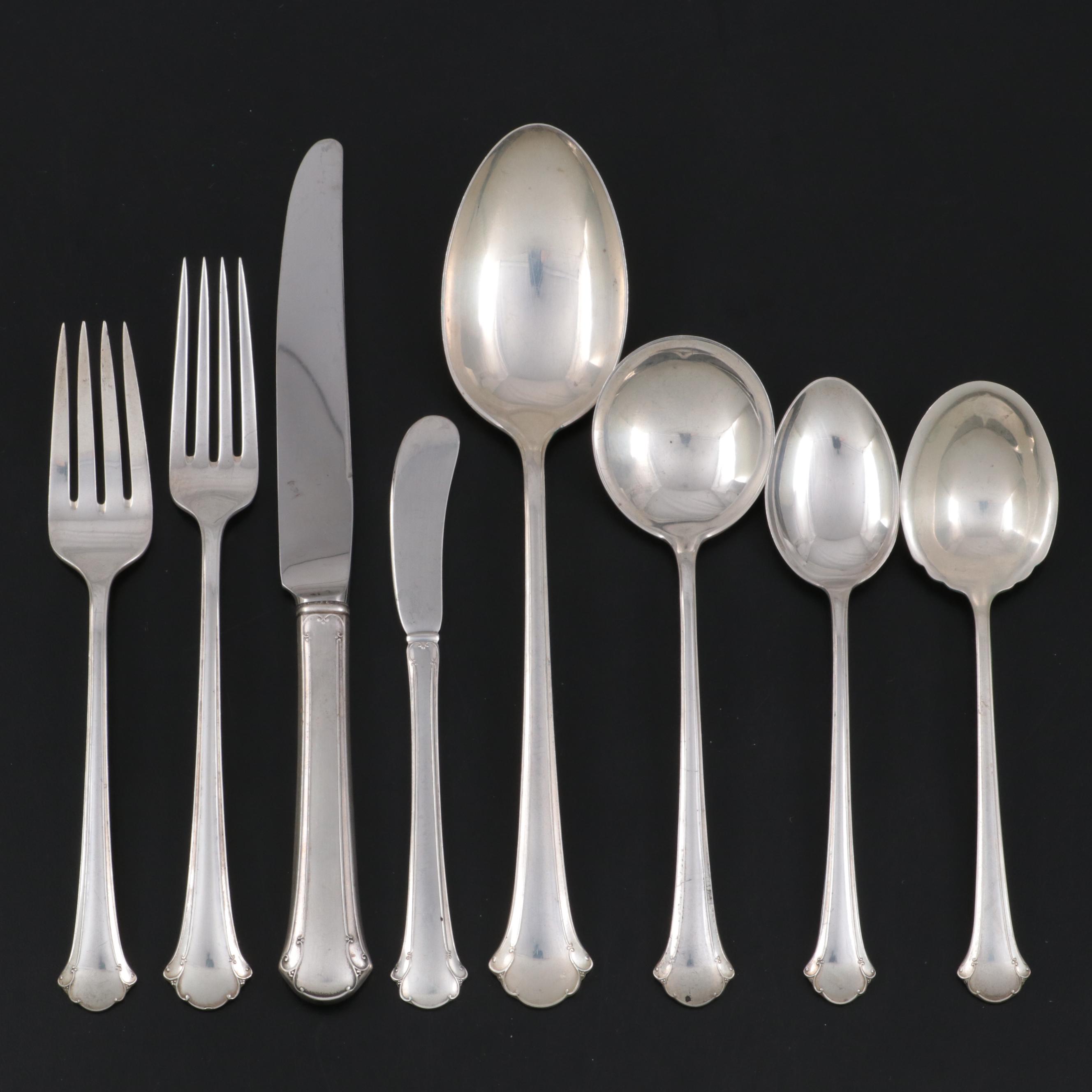 Towle "Chippendale" Sterling Silver Flatware and Serving Utensils