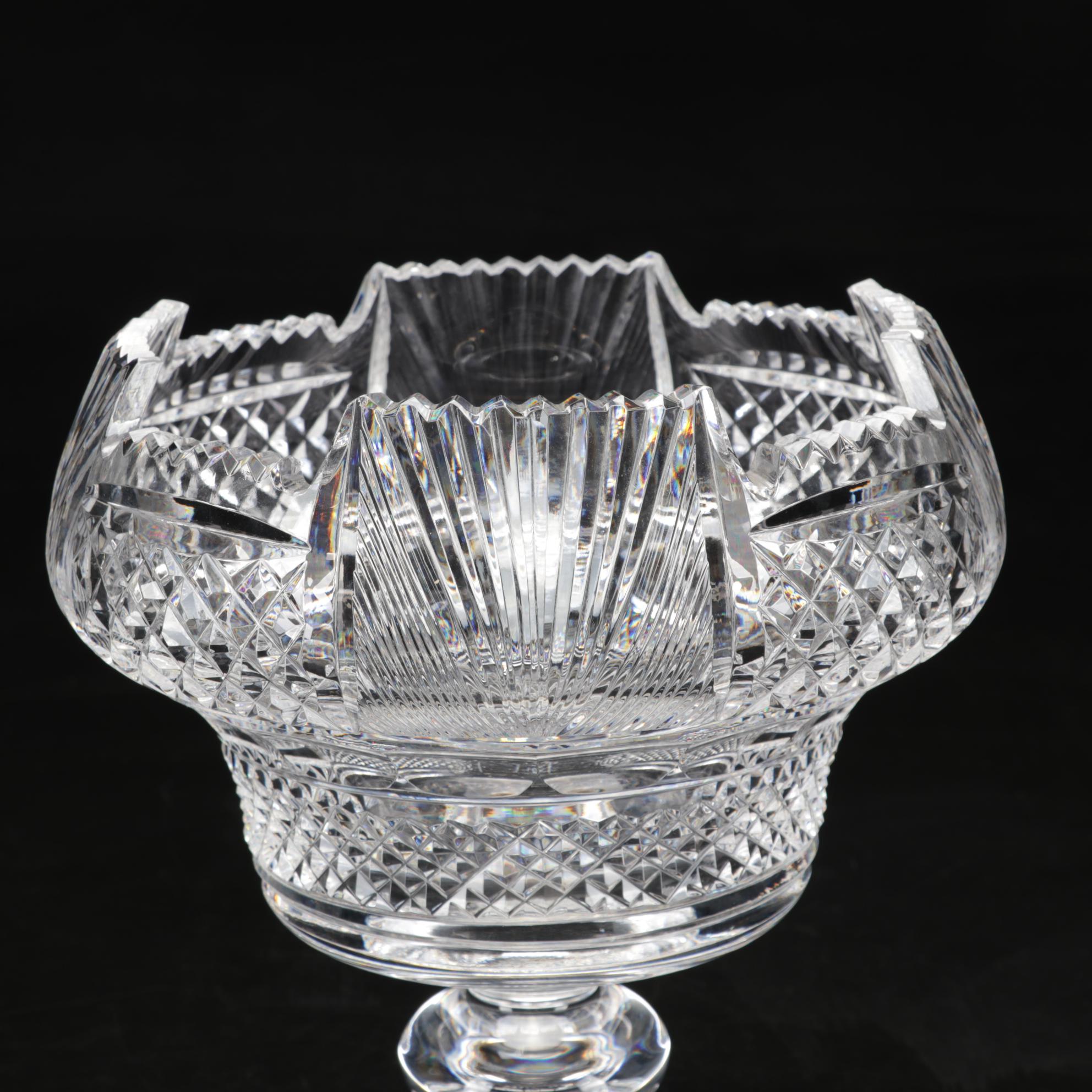 Waterford Crystal "Prestige Collection" Footed Centerpiece Bowl, 2010–2019