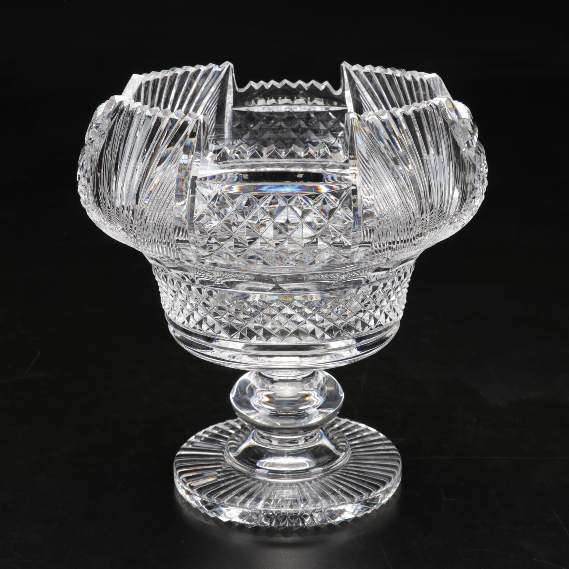 Waterford Crystal "Prestige Collection" Footed Centerpiece Bowl, 2010–2019
