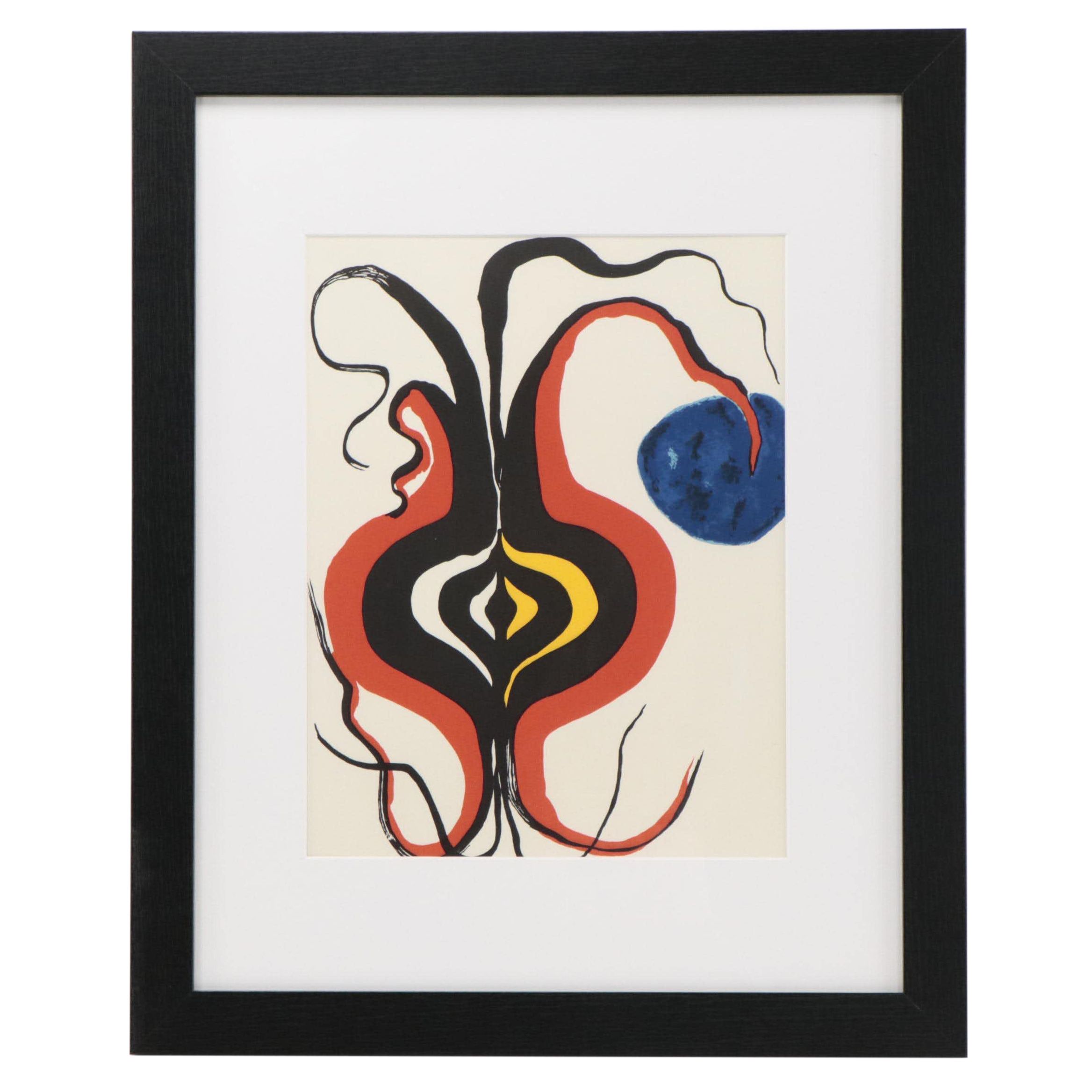 Alexander Calder Color Lithograph from Derrière le Miroir, 1966