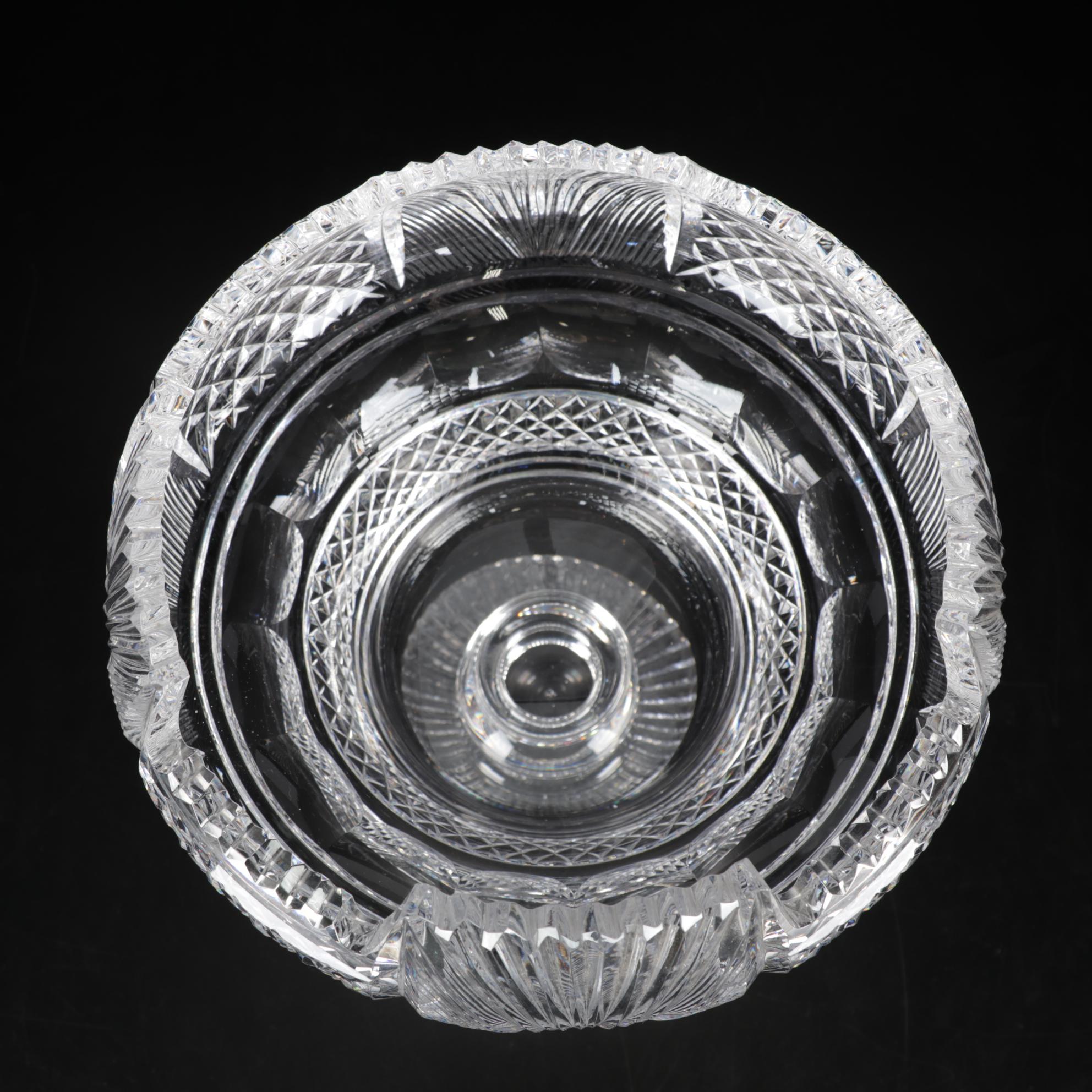 Waterford Crystal "Prestige Collection" Footed Centerpiece Bowl, 2010–2019