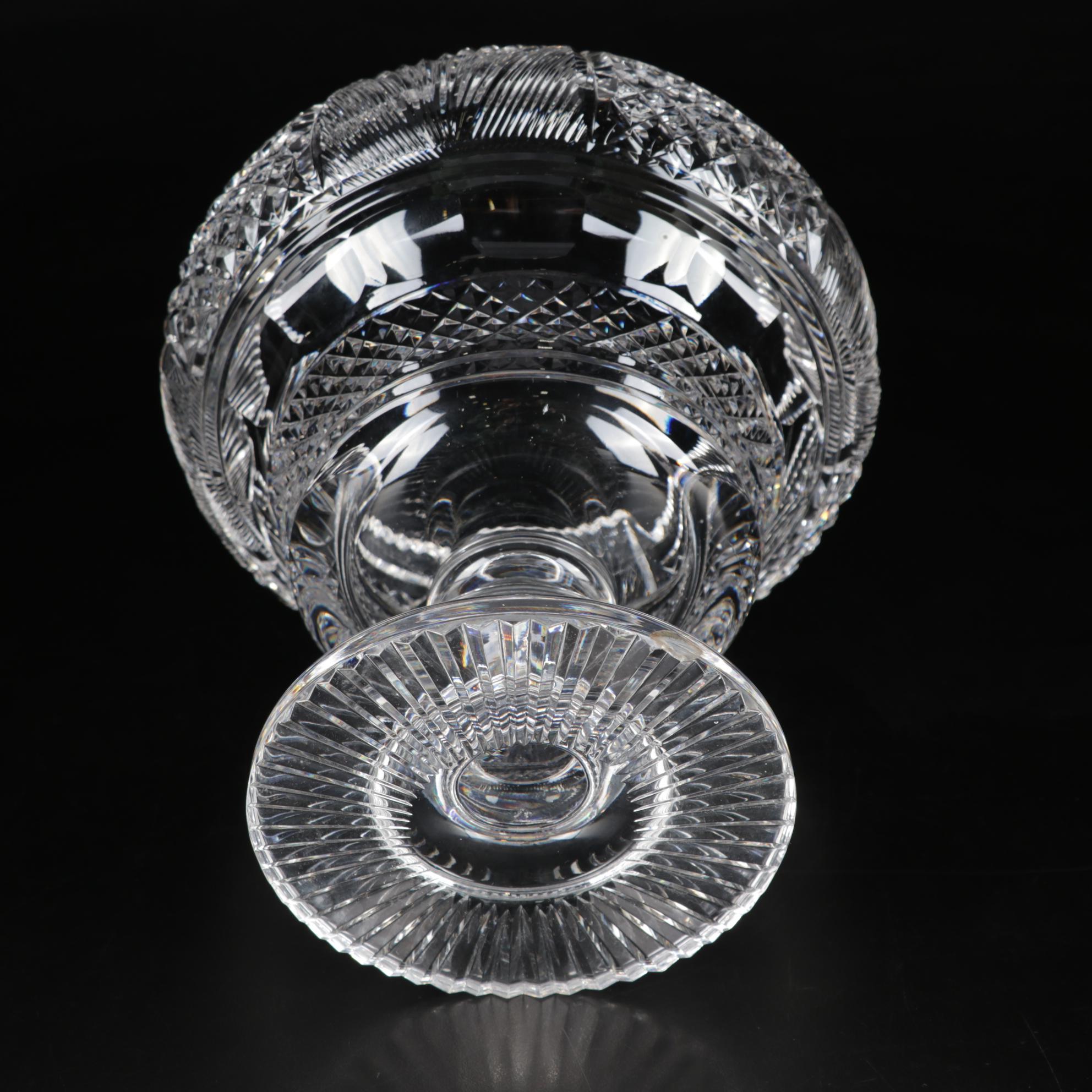 Waterford Crystal "Prestige Collection" Footed Centerpiece Bowl, 2010–2019