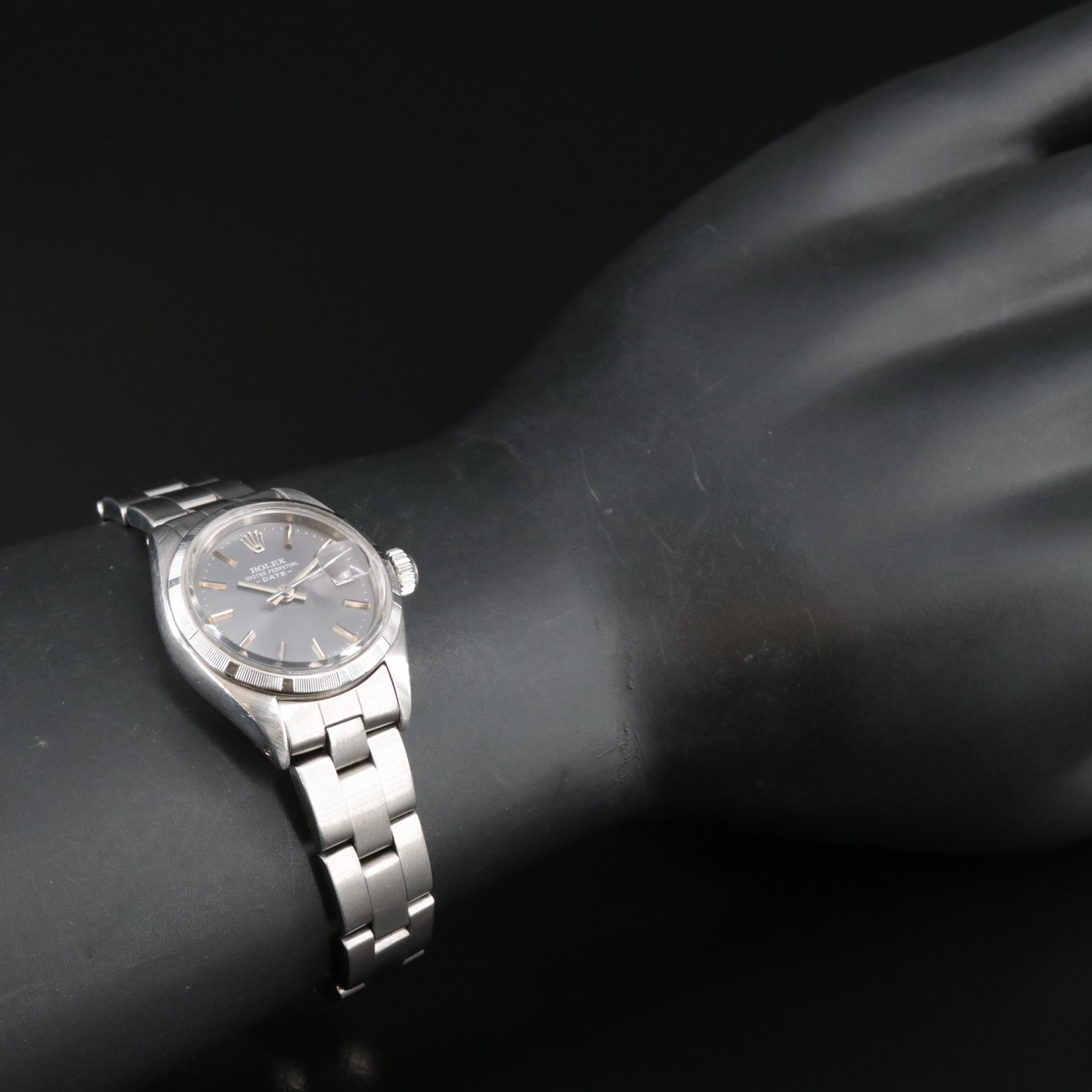 1975 Rolex Oyster Perpetual Date Stainless Steel Watch