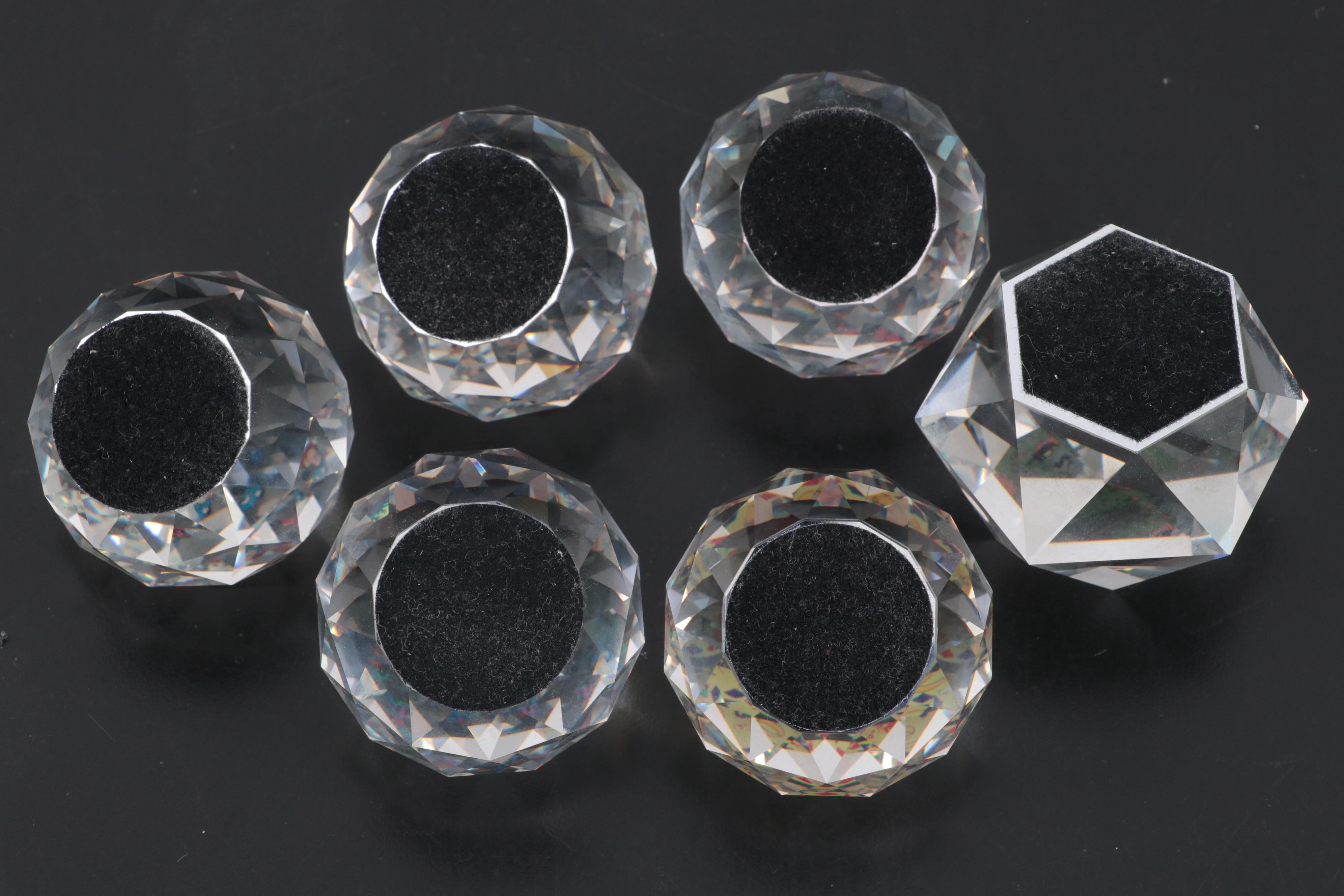 Crystal Colors Walt Disney Faceted Crystal Paperweights