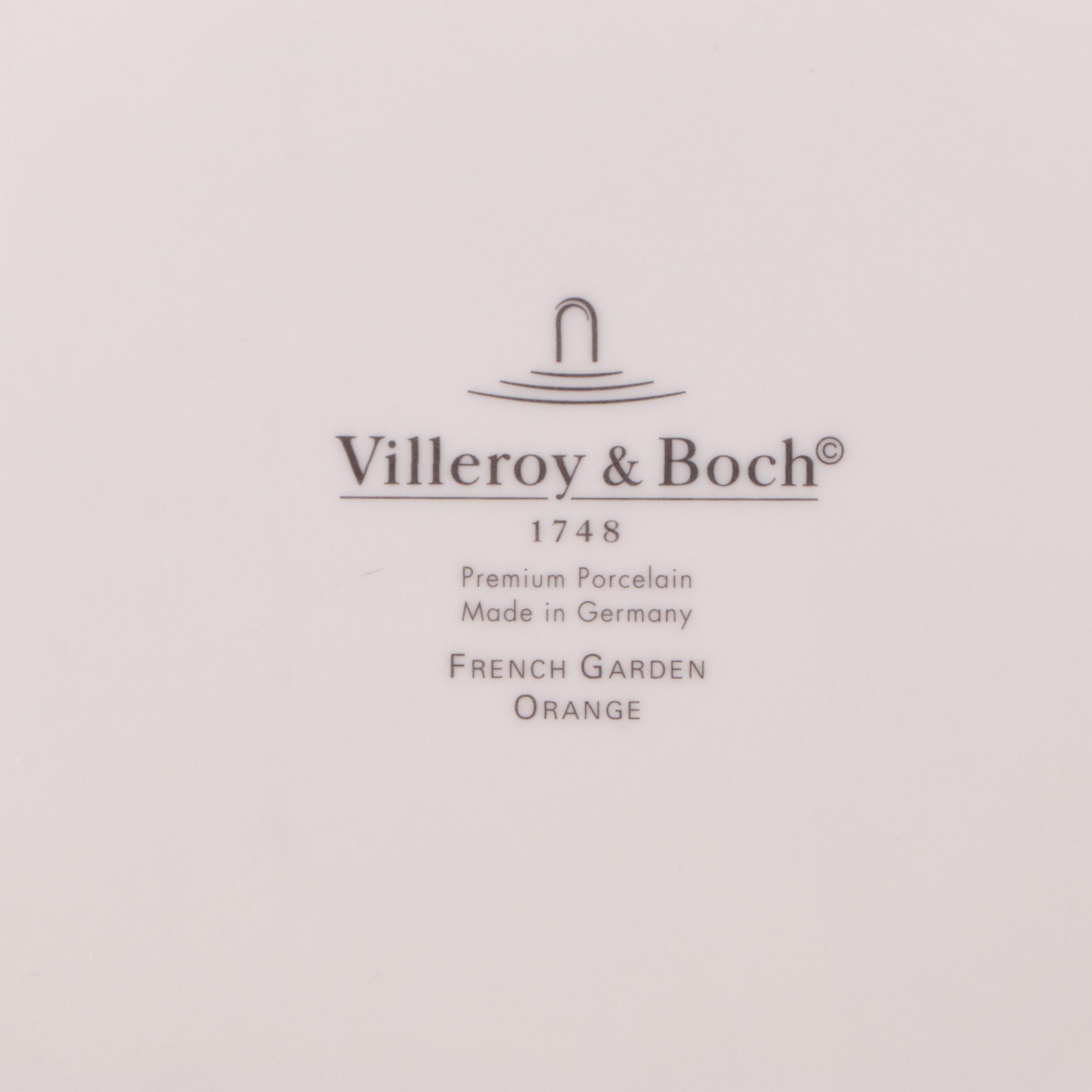 Villeroy & Boch "French Garden" Lasagna Baking Dish and Porcelain Dinnerware