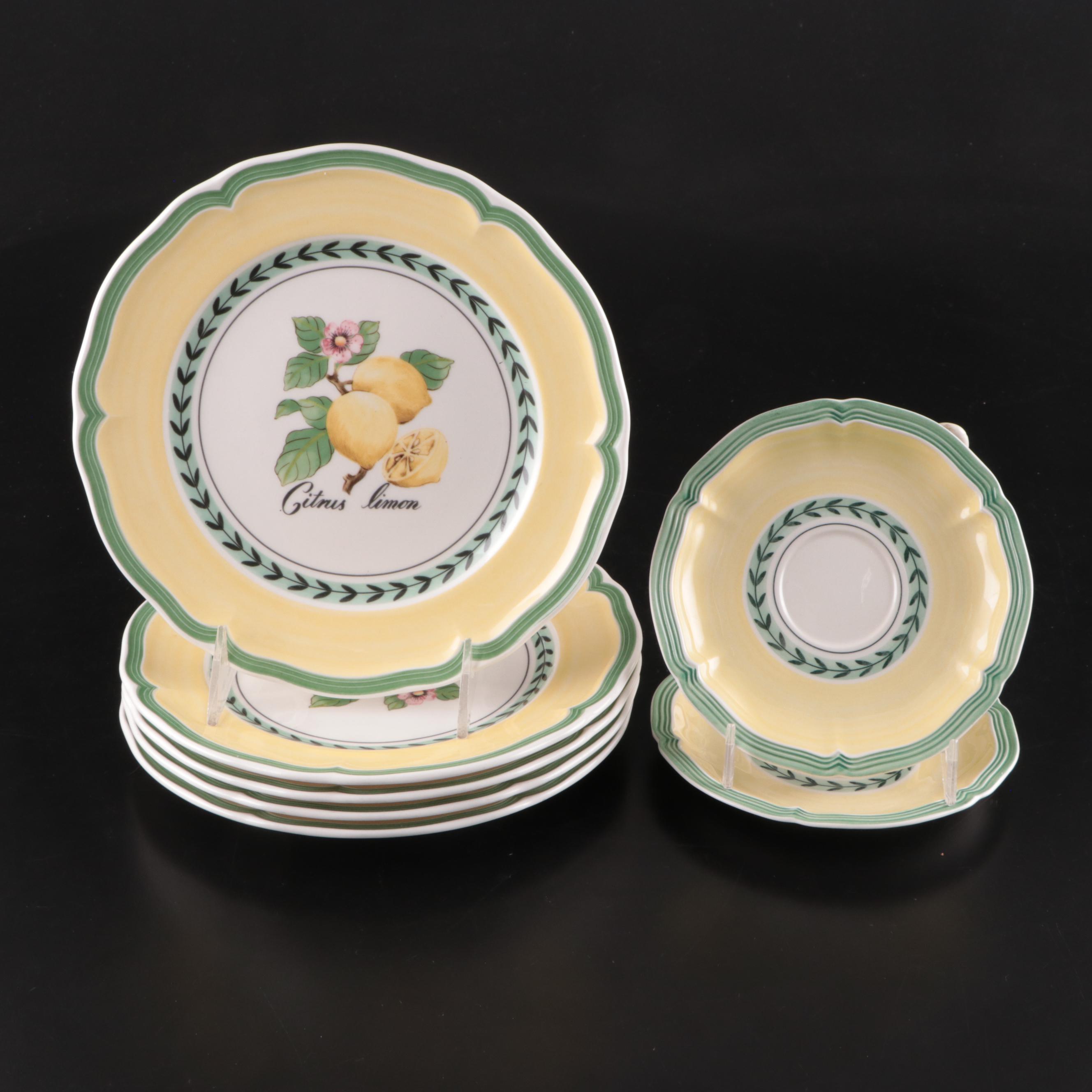 Villeroy & Boch "French Garden" Lasagna Baking Dish and Porcelain Dinnerware