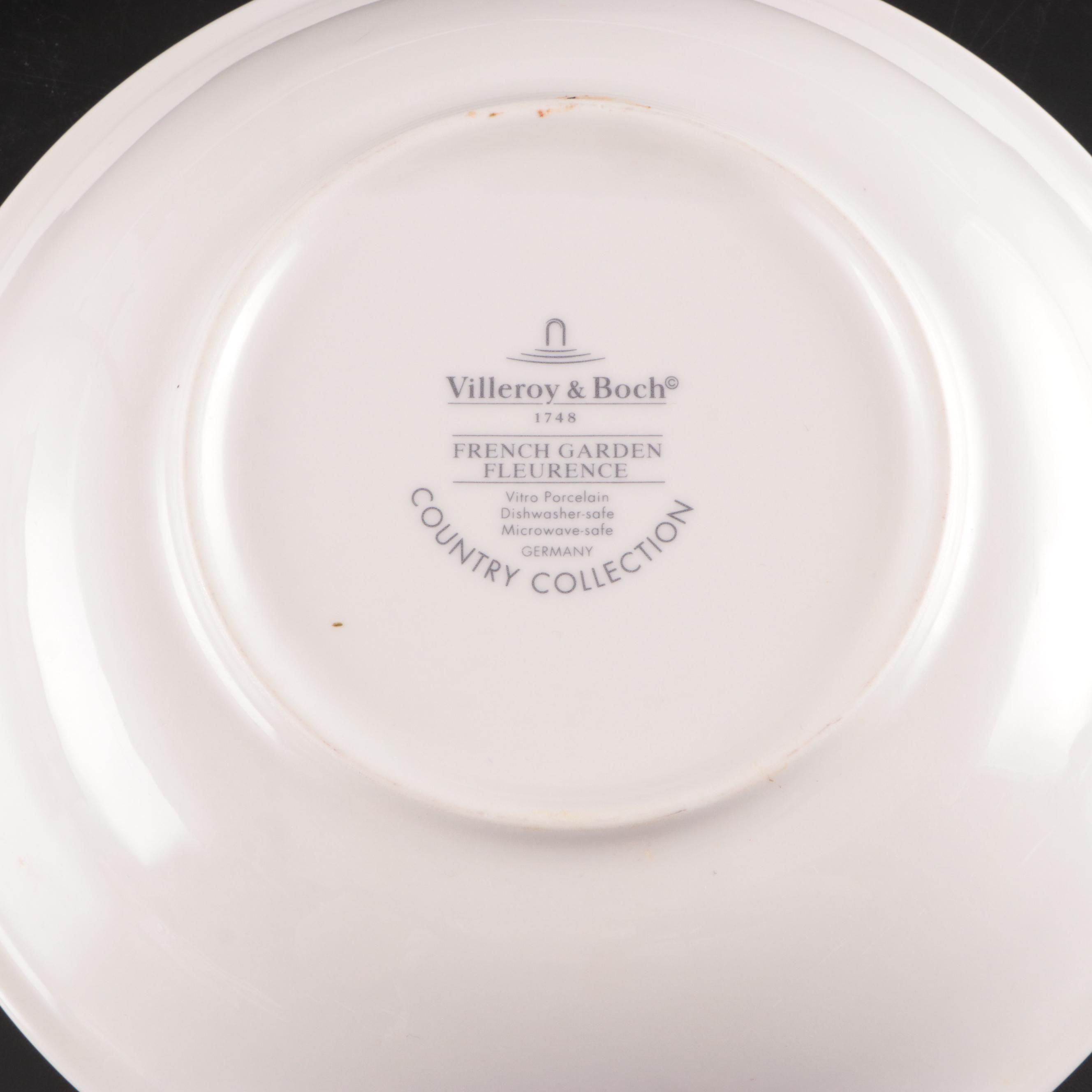 Villeroy & Boch "French Garden" Lasagna Baking Dish and Porcelain Dinnerware