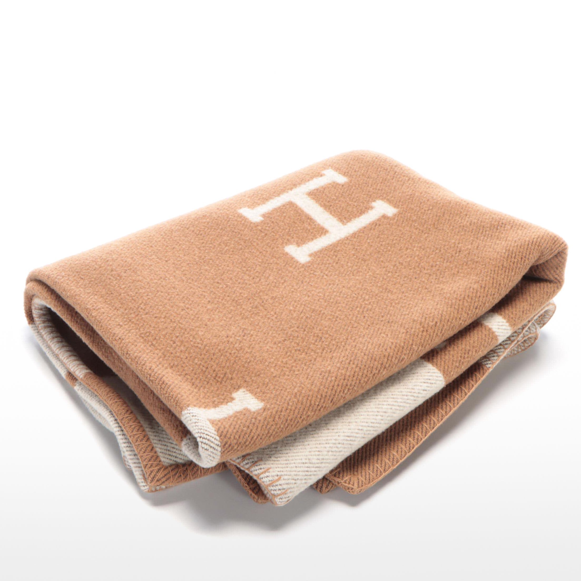 Hermès "Avalon" Wool and Cashmere Throw Blanket