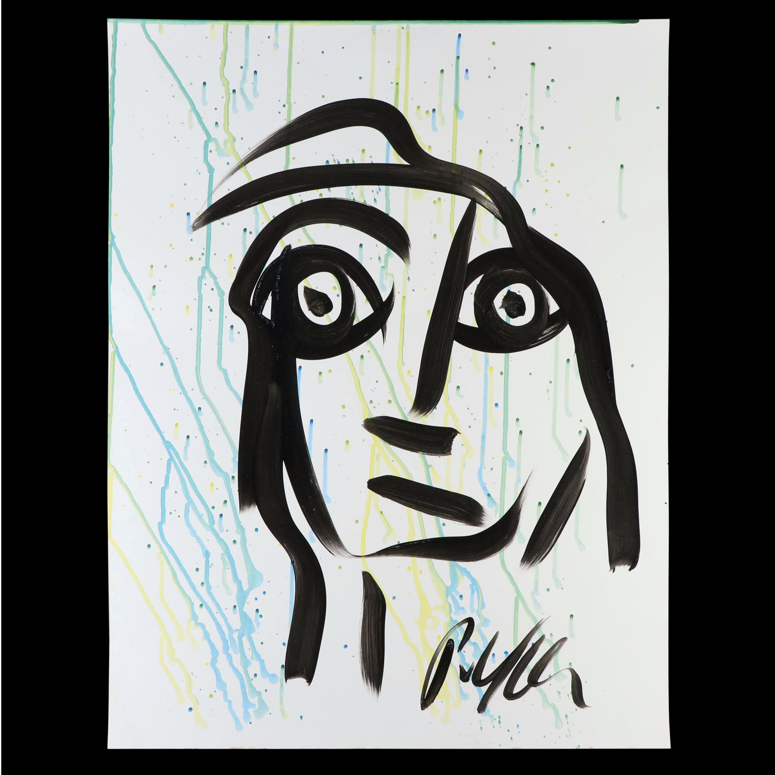 Peter Keil Abstract Acrylic Portrait