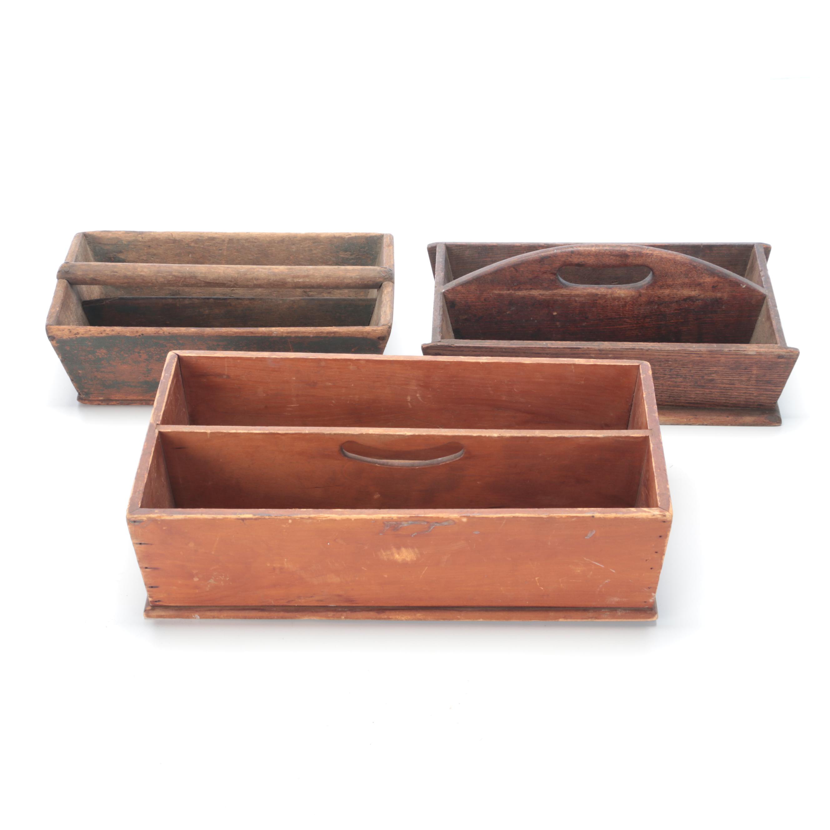 Wooden Caddies, 19th Century