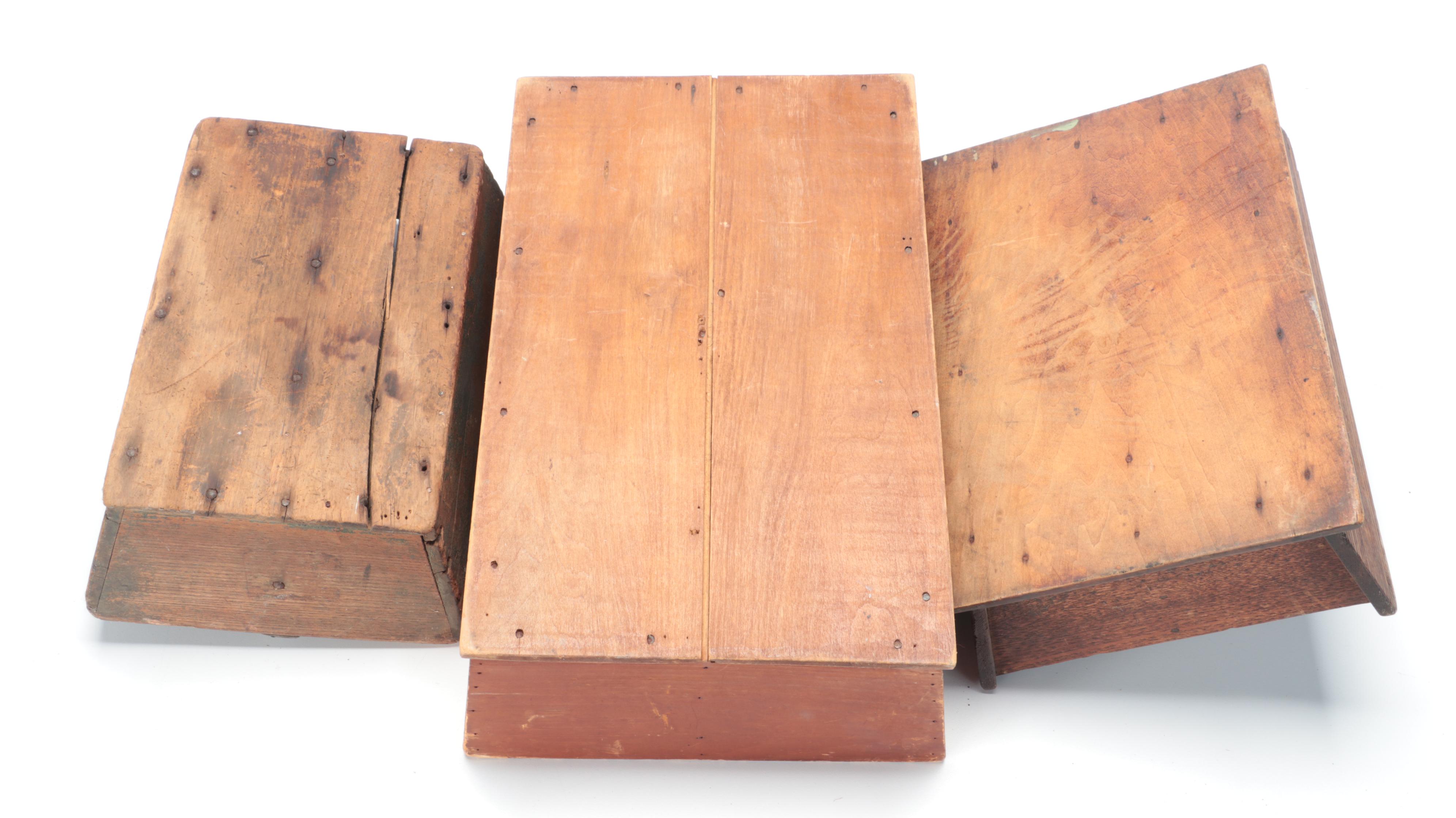 Wooden Caddies, 19th Century