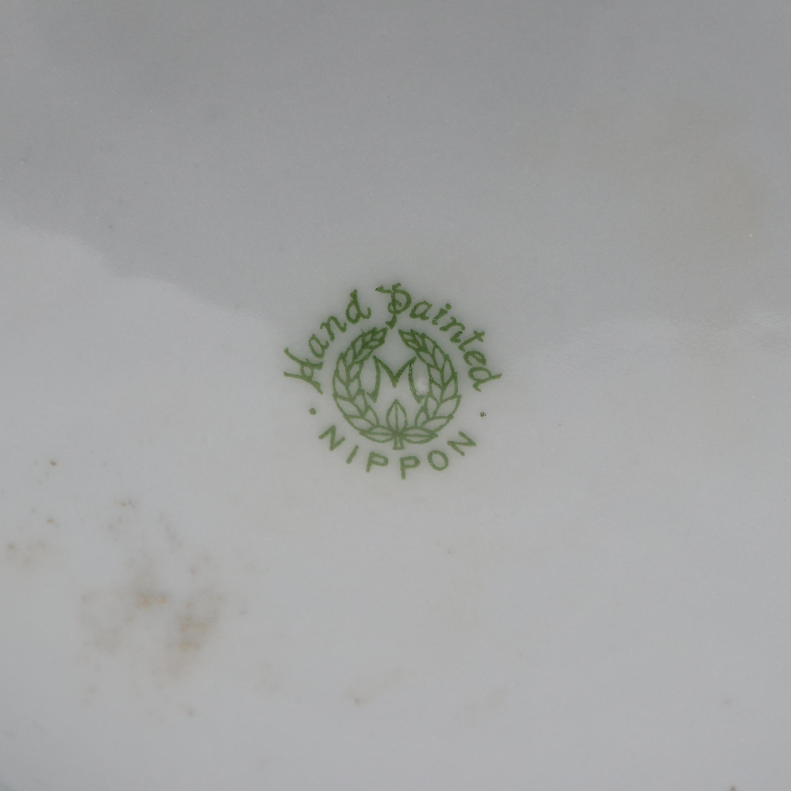 Morimoto Brothers Nippon Porcelain Art Nouveau Style Hand-Painted Vase