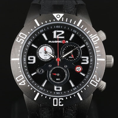 Magnicor Black Dial Chronograph Wristwatch