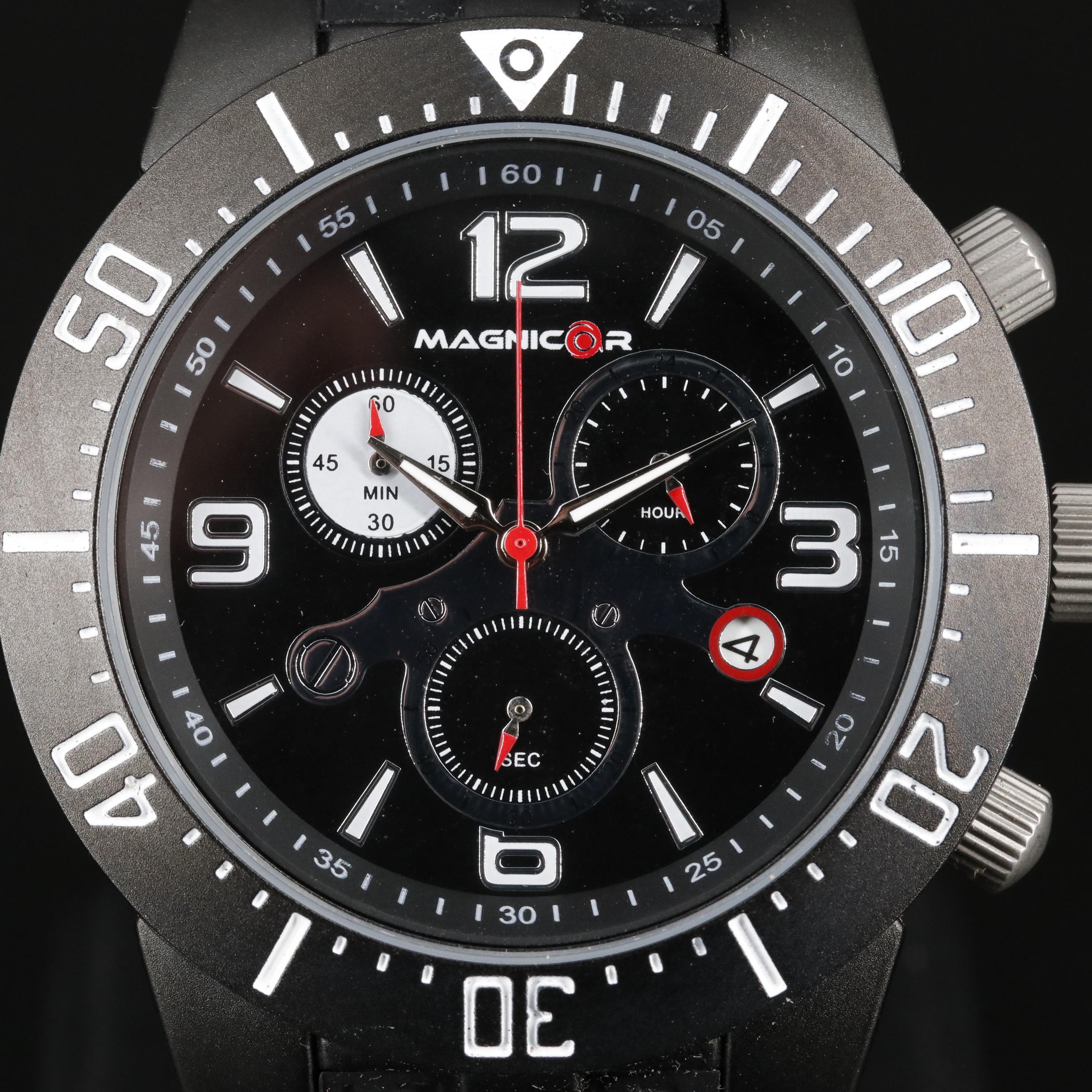 Magnicor Black Dial Chronograph Watch