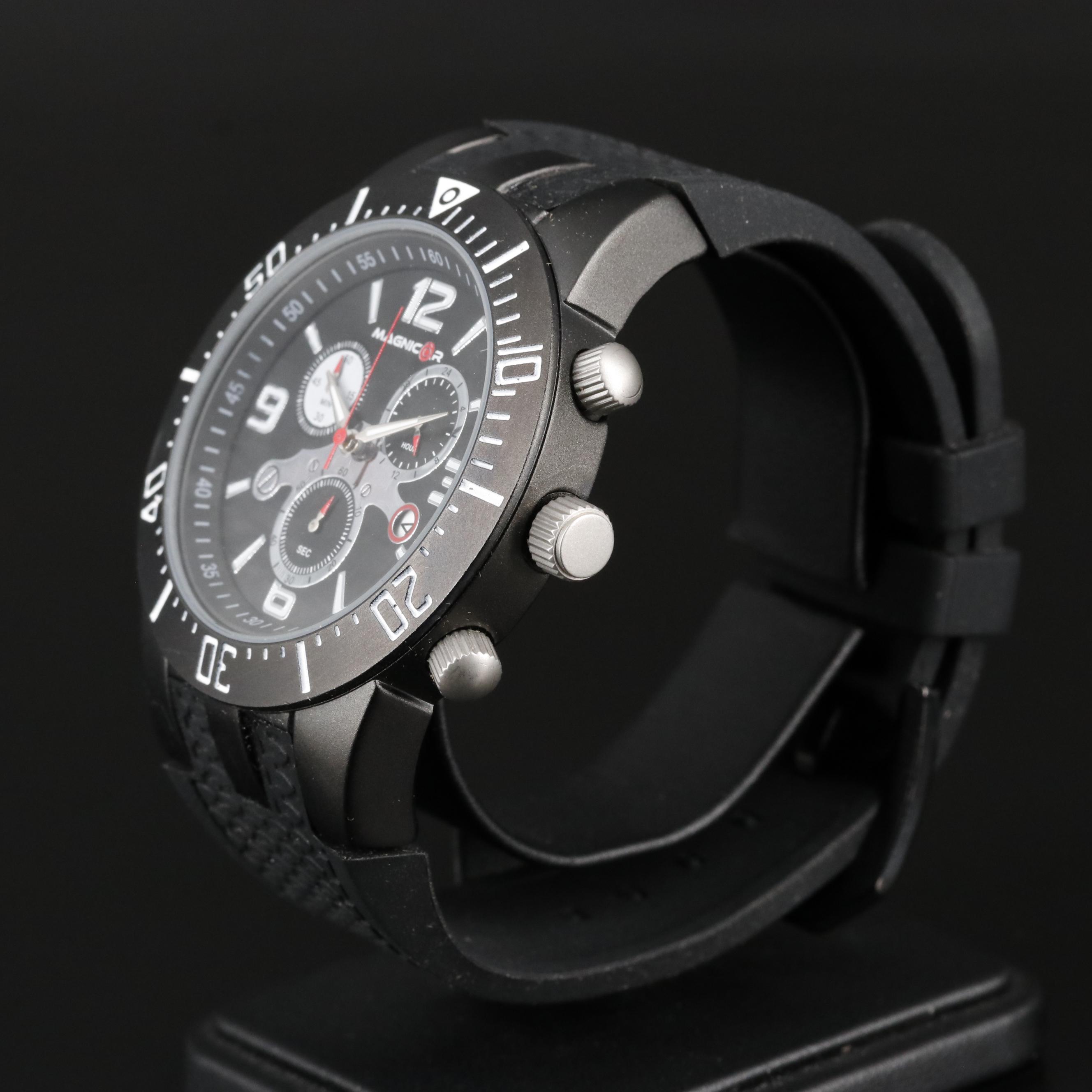 Magnicor Black Dial Chronograph Watch