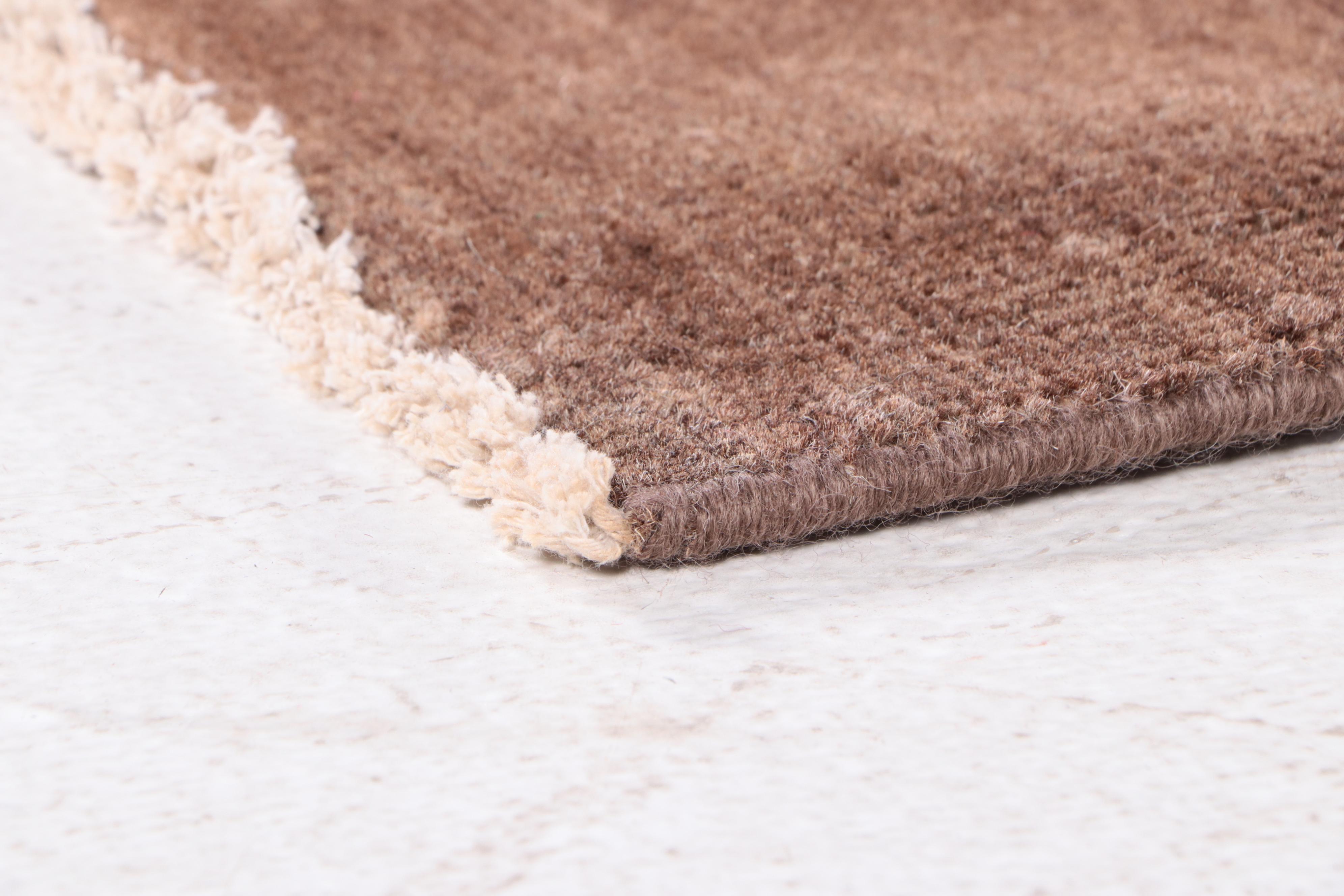 2'9 x 4'5 Hand-Knotted Afghan Gabbeh Accent Rug