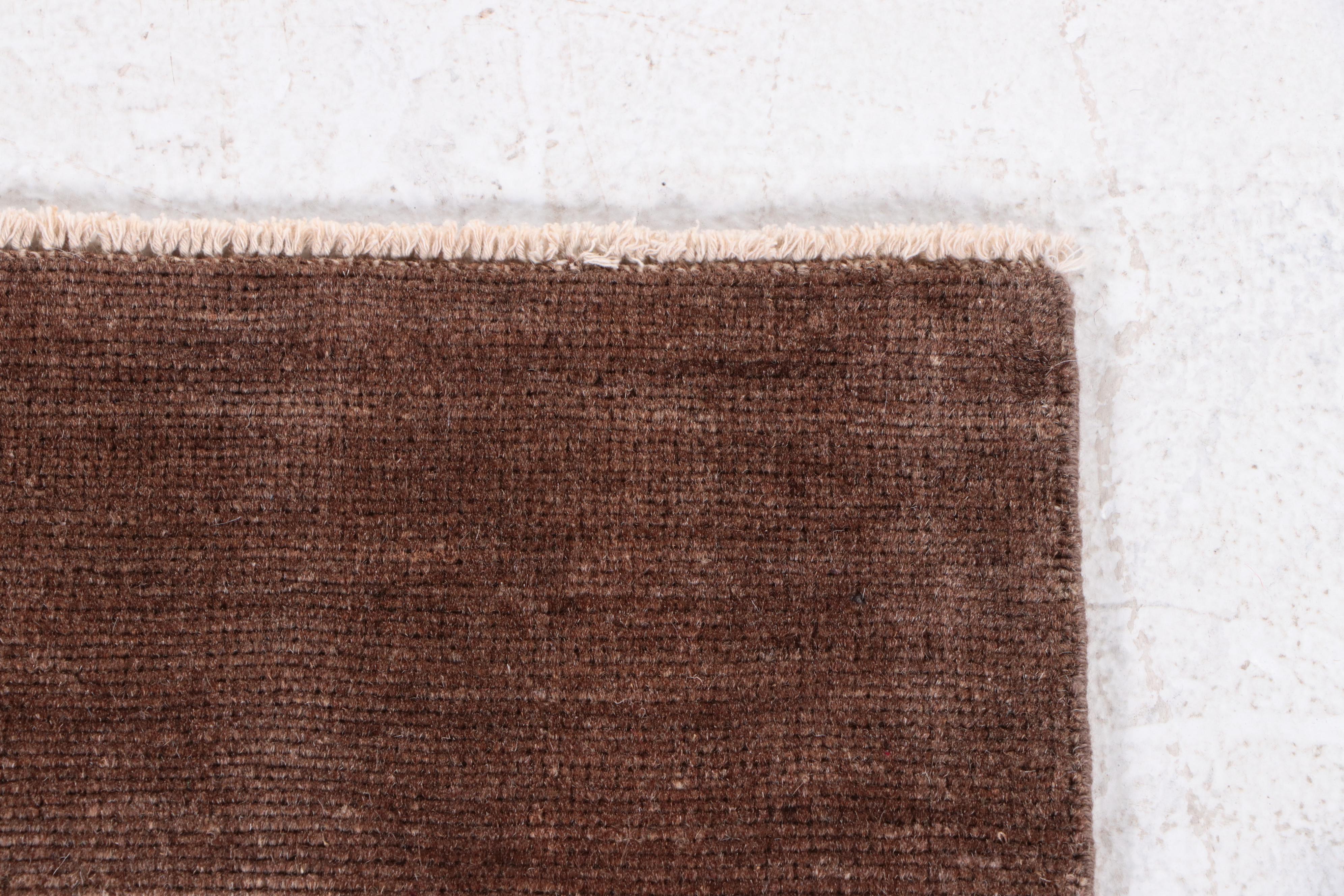 2'9 x 4'5 Hand-Knotted Afghan Gabbeh Accent Rug