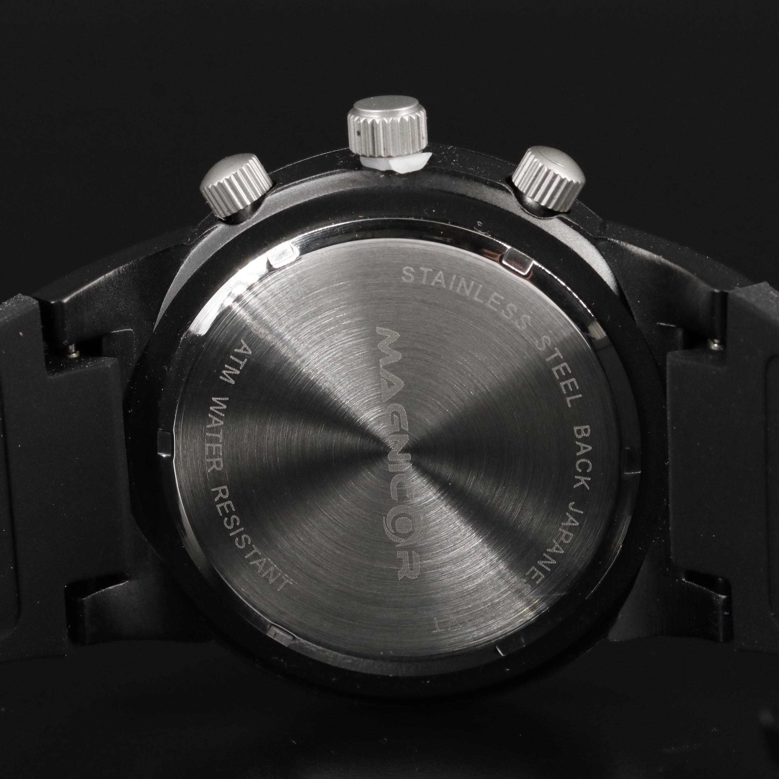 Magnicor Black Dial Chronograph Watch